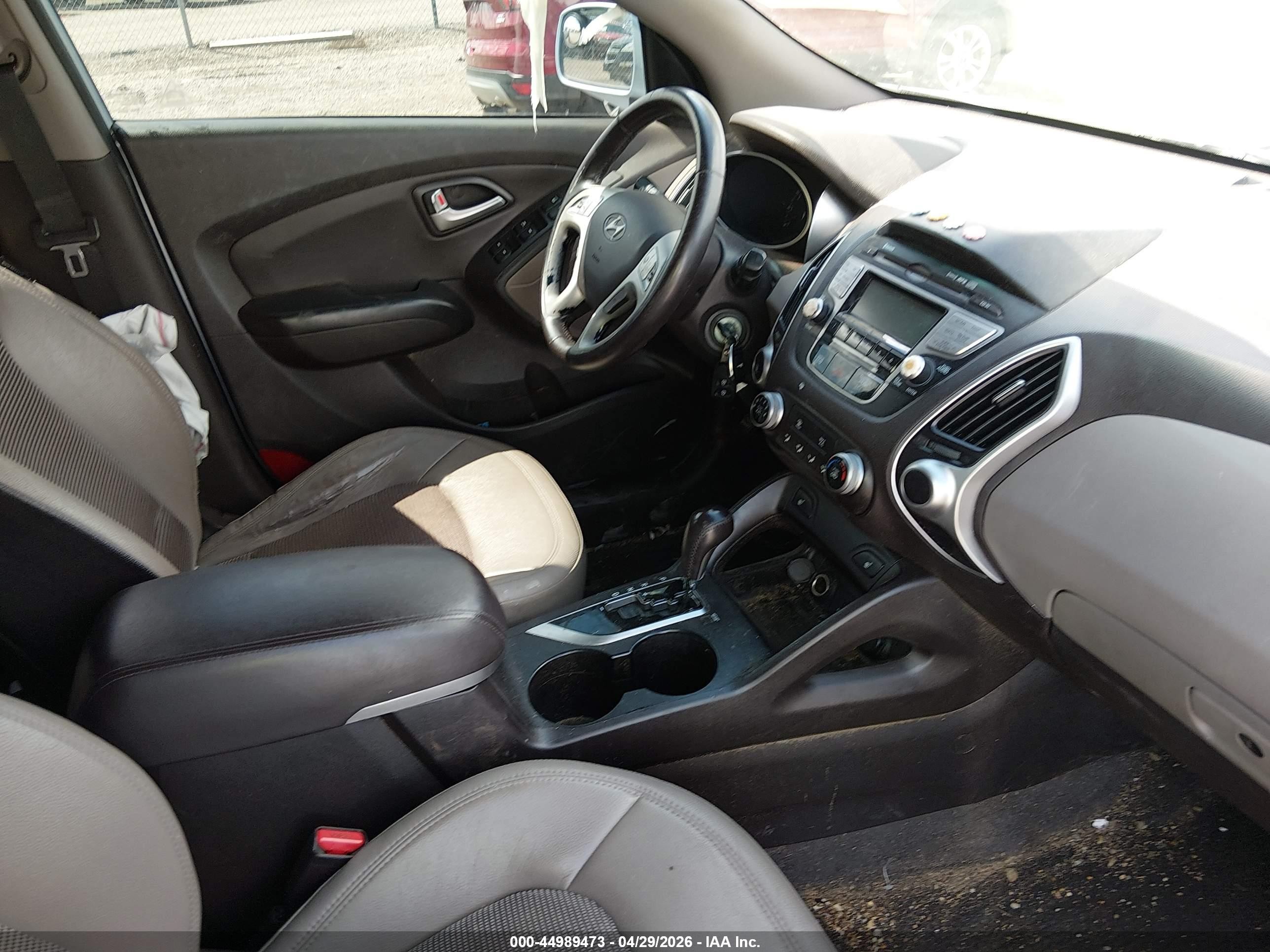 2013 Hyundai Tucson Gls Light Blue vin: KM8JU3AC3DU693546