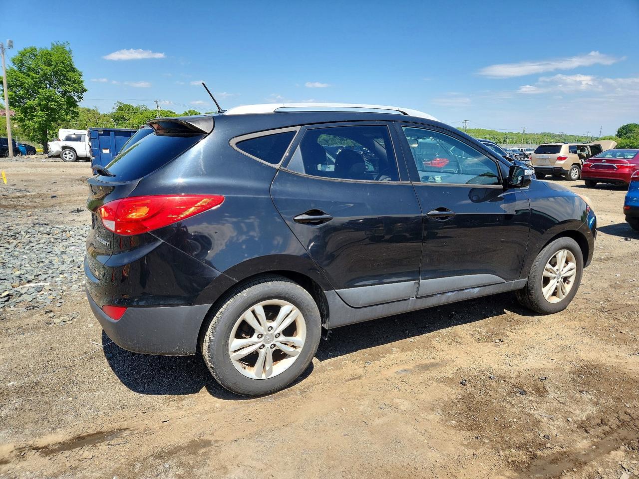 2013 Hyundai Tucson Gls Black vin: KM8JU3AC3DU736606