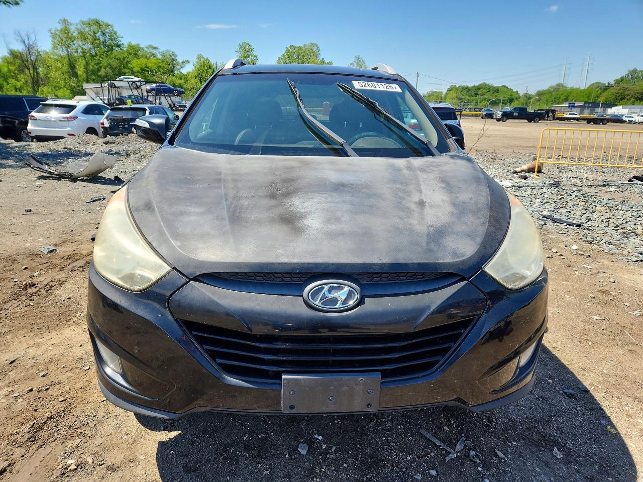 2013 Hyundai Tucson Gls Black vin: KM8JU3AC3DU736606