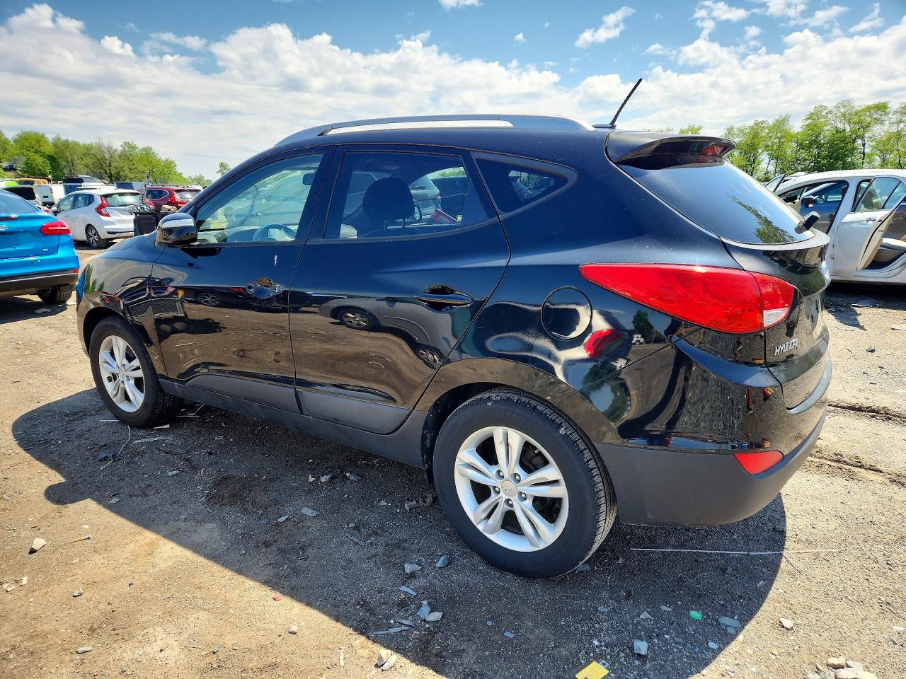 2013 Hyundai Tucson Gls Black vin: KM8JU3AC3DU736606