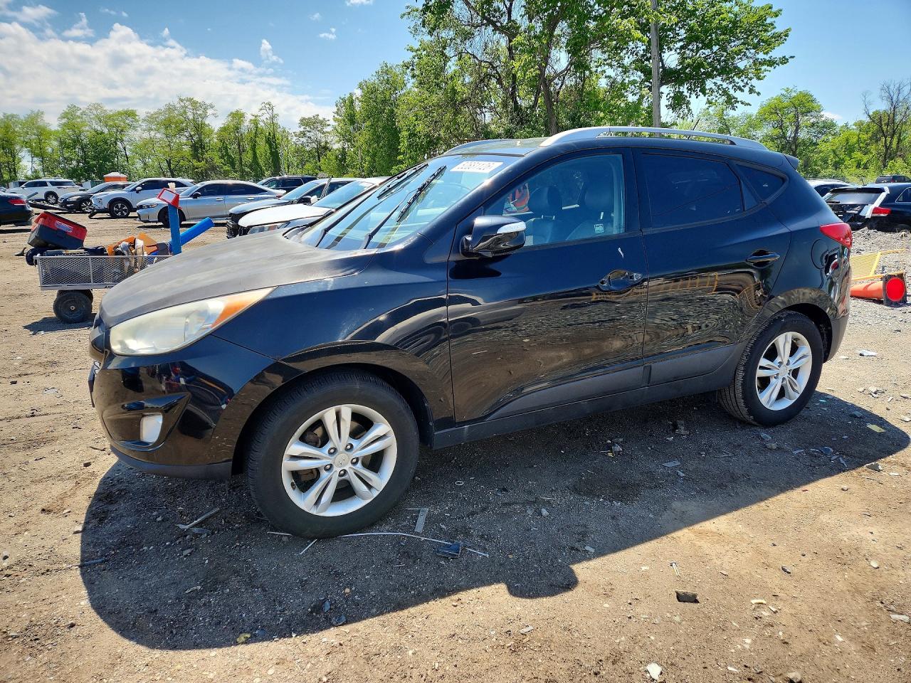 2013 Hyundai Tucson Gls Black vin: KM8JU3AC3DU736606