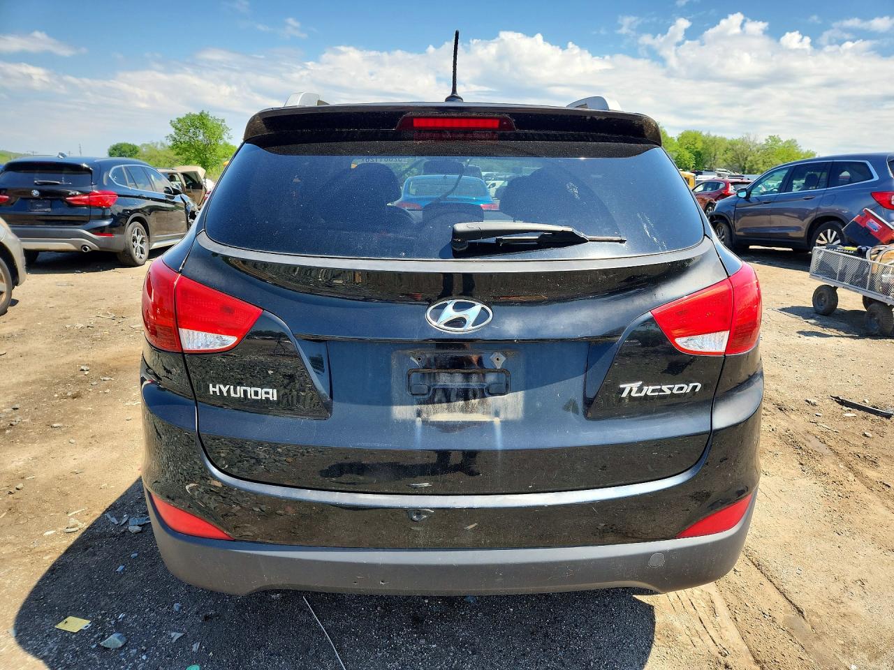 2013 Hyundai Tucson Gls Black vin: KM8JU3AC3DU736606