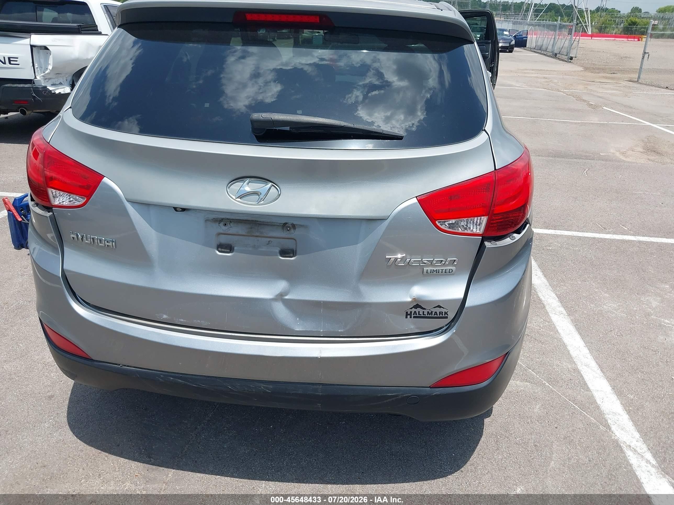 2010 Hyundai Tucson Limited Gray vin: KM8JU3AC4AU038548