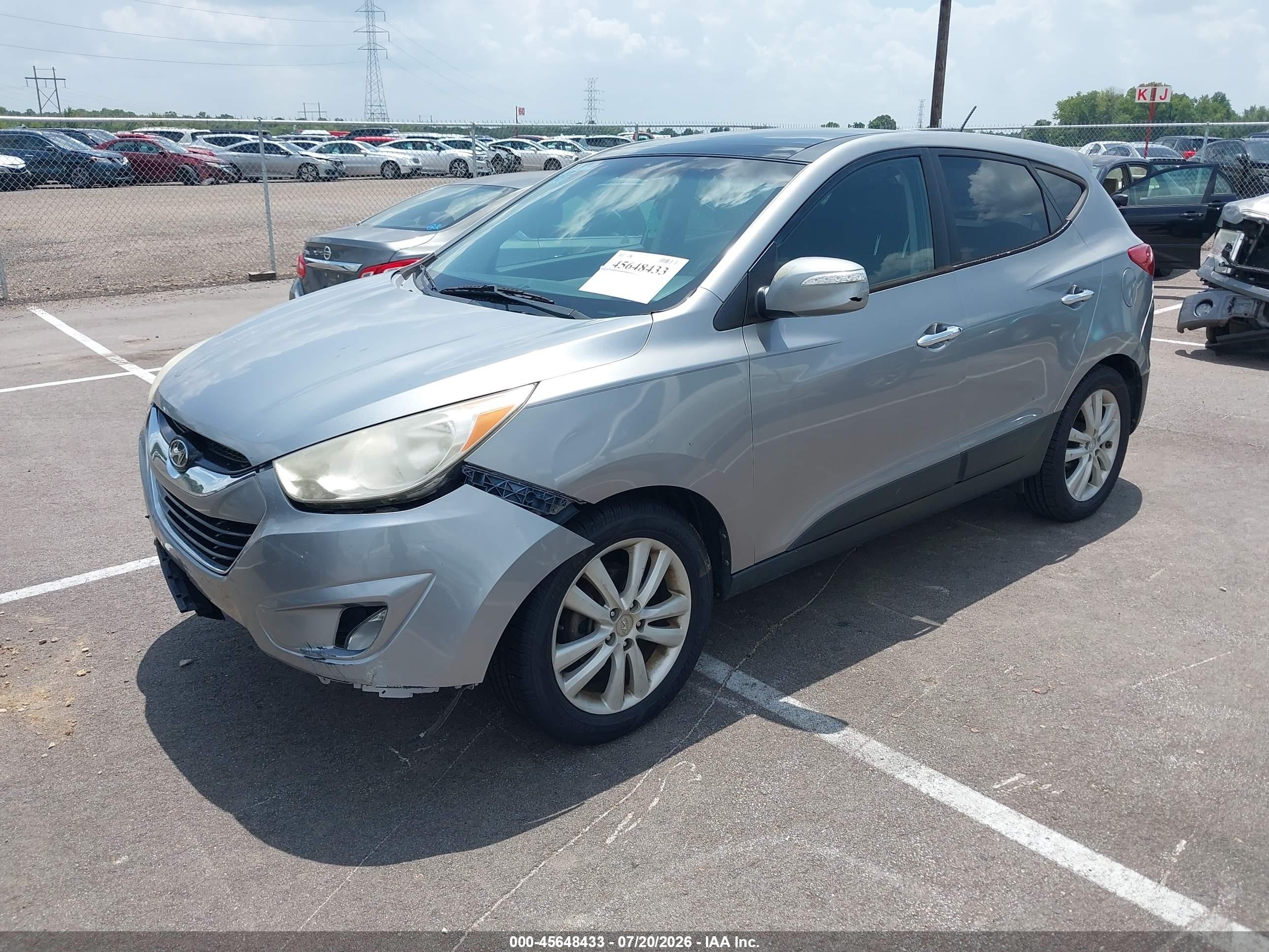 2010 Hyundai Tucson Limited Gray vin: KM8JU3AC4AU038548
