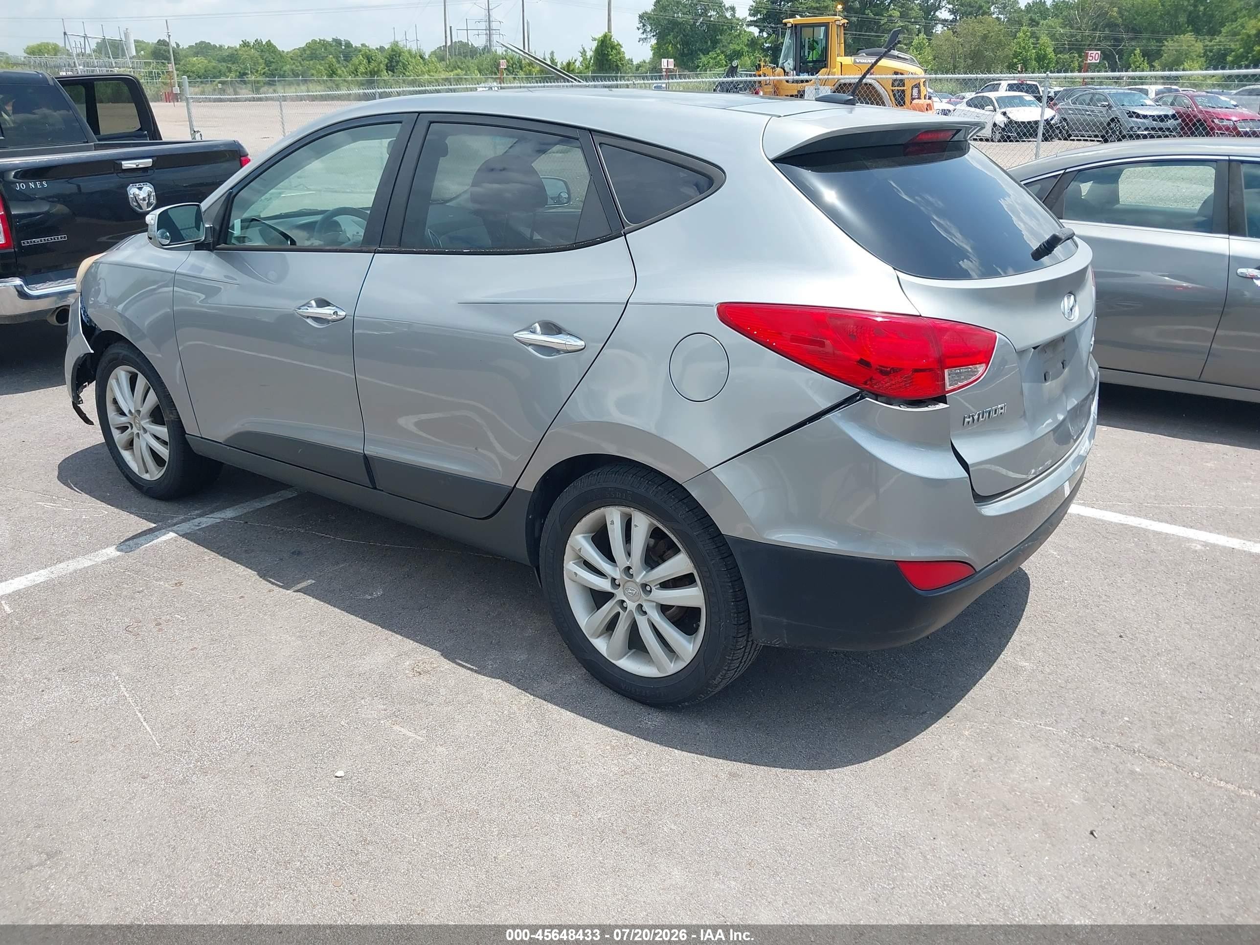 2010 Hyundai Tucson Limited Gray vin: KM8JU3AC4AU038548