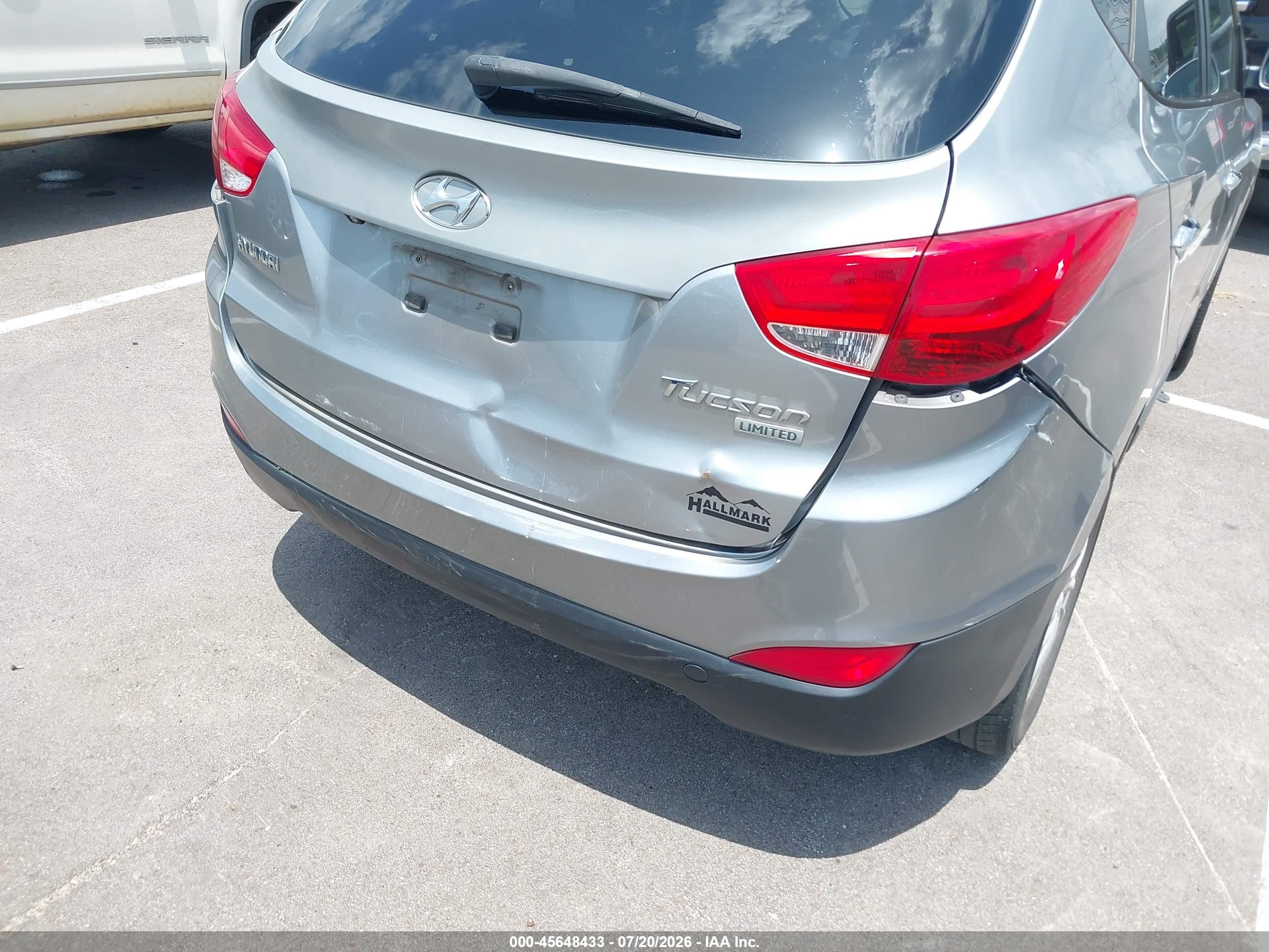 2010 Hyundai Tucson Limited Gray vin: KM8JU3AC4AU038548