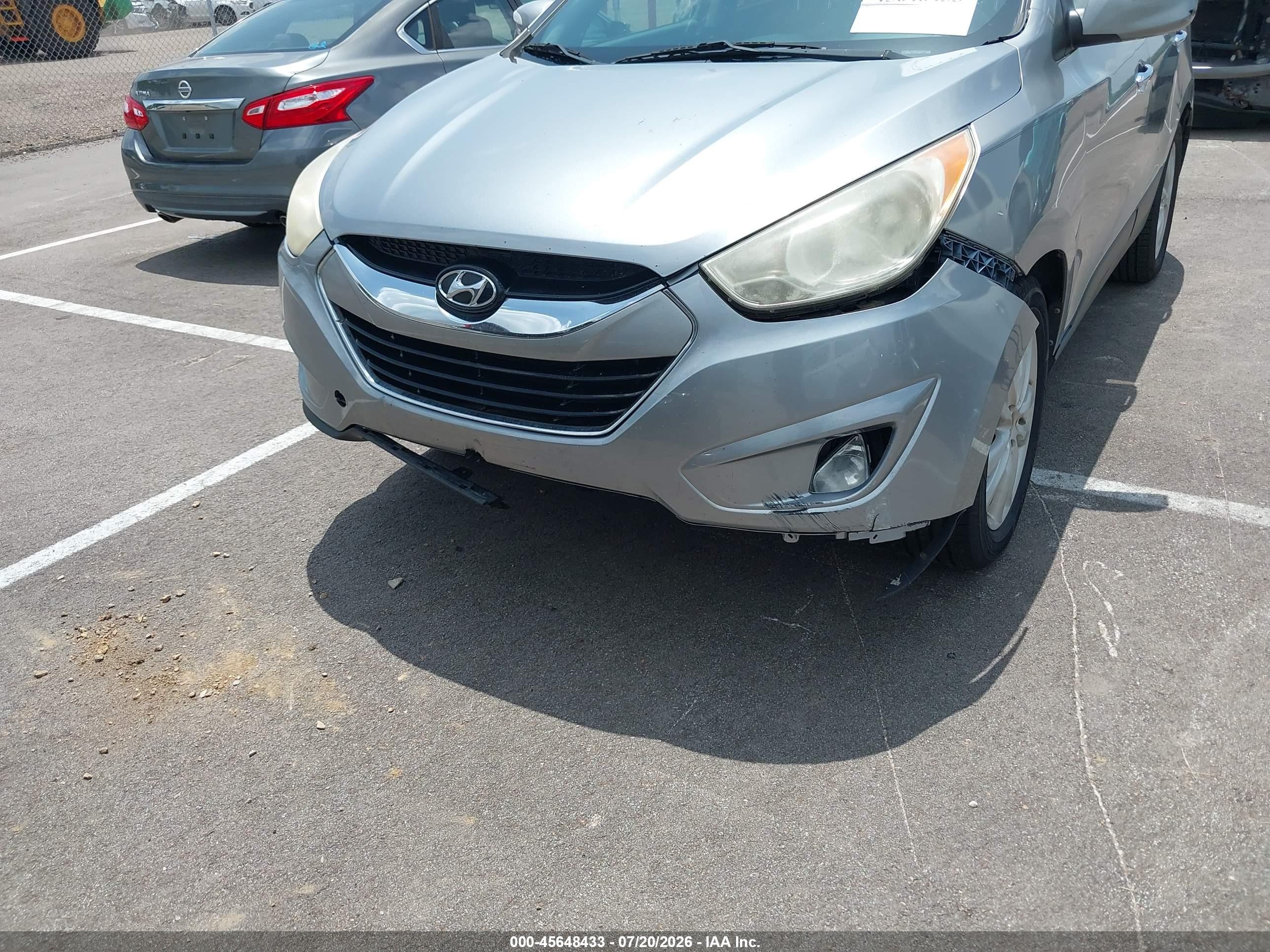 2010 Hyundai Tucson Limited Gray vin: KM8JU3AC4AU038548