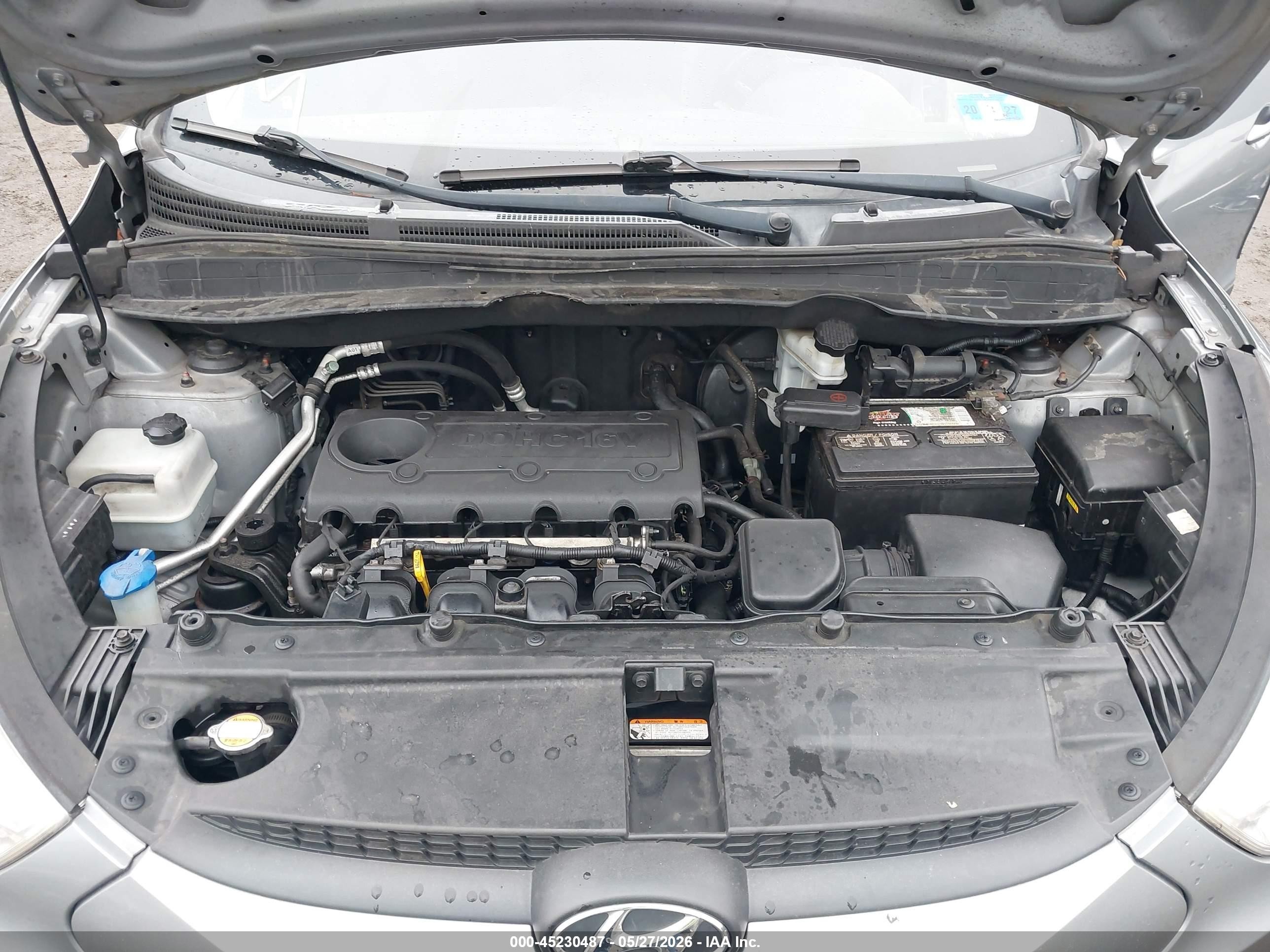 2010 Hyundai Tucson Gls Silver vin: KM8JU3AC4AU083912