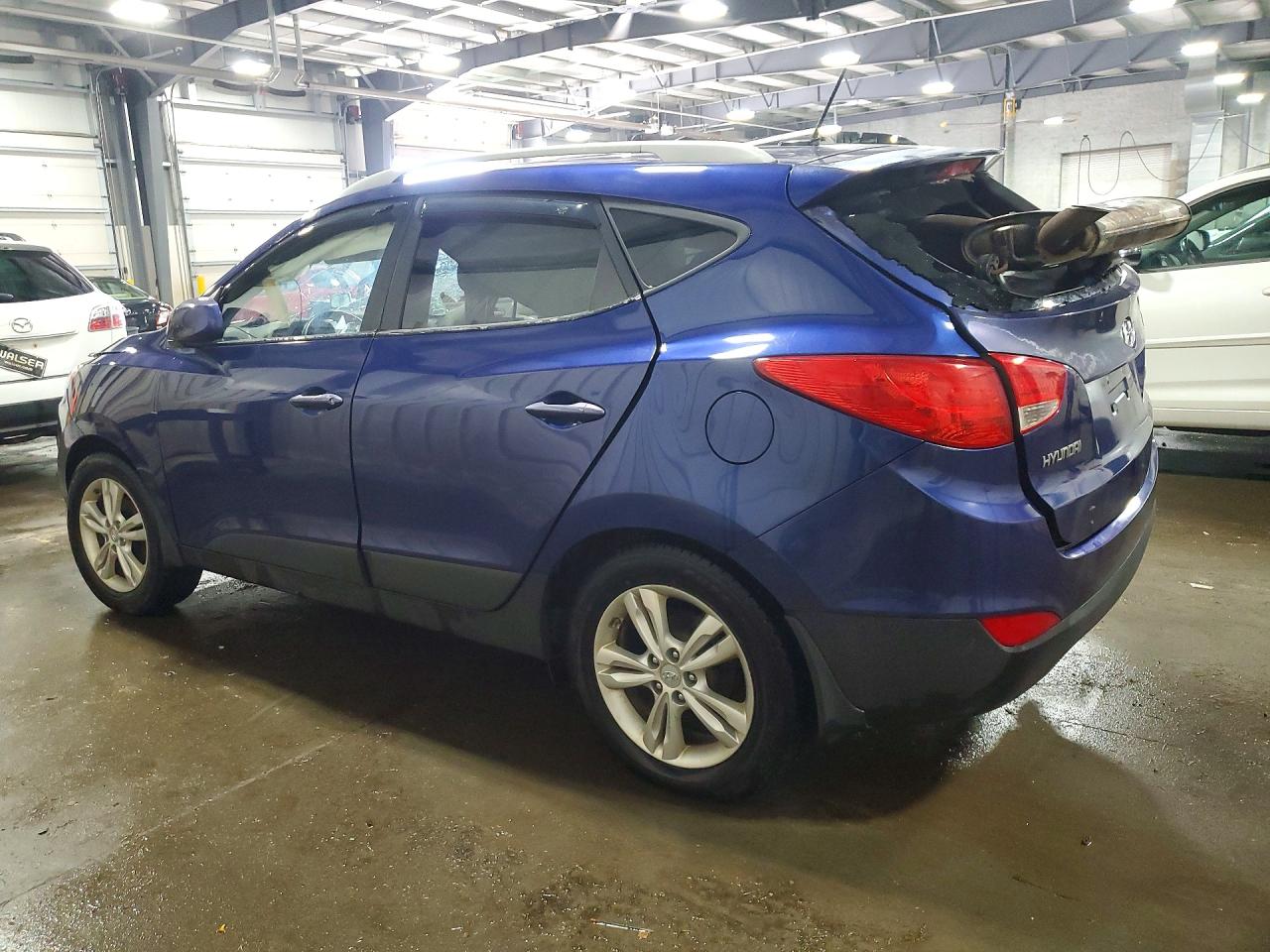 2011 Hyundai Tucson Gls Blue vin: KM8JU3AC4BU136657