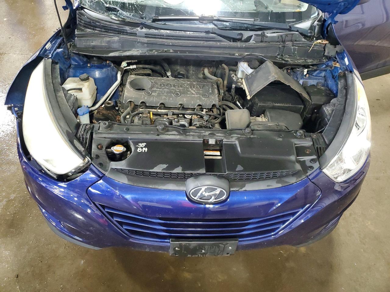 2011 Hyundai Tucson Gls Blue vin: KM8JU3AC4BU136657