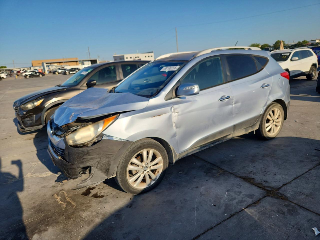 2011 Hyundai Tucson Limited Blue vin: KM8JU3AC4BU138151