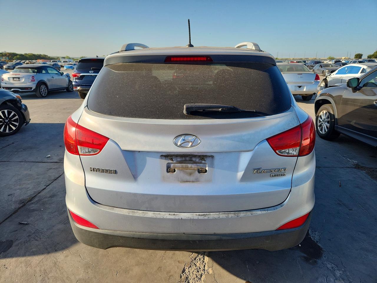 2011 Hyundai Tucson Limited Blue vin: KM8JU3AC4BU138151