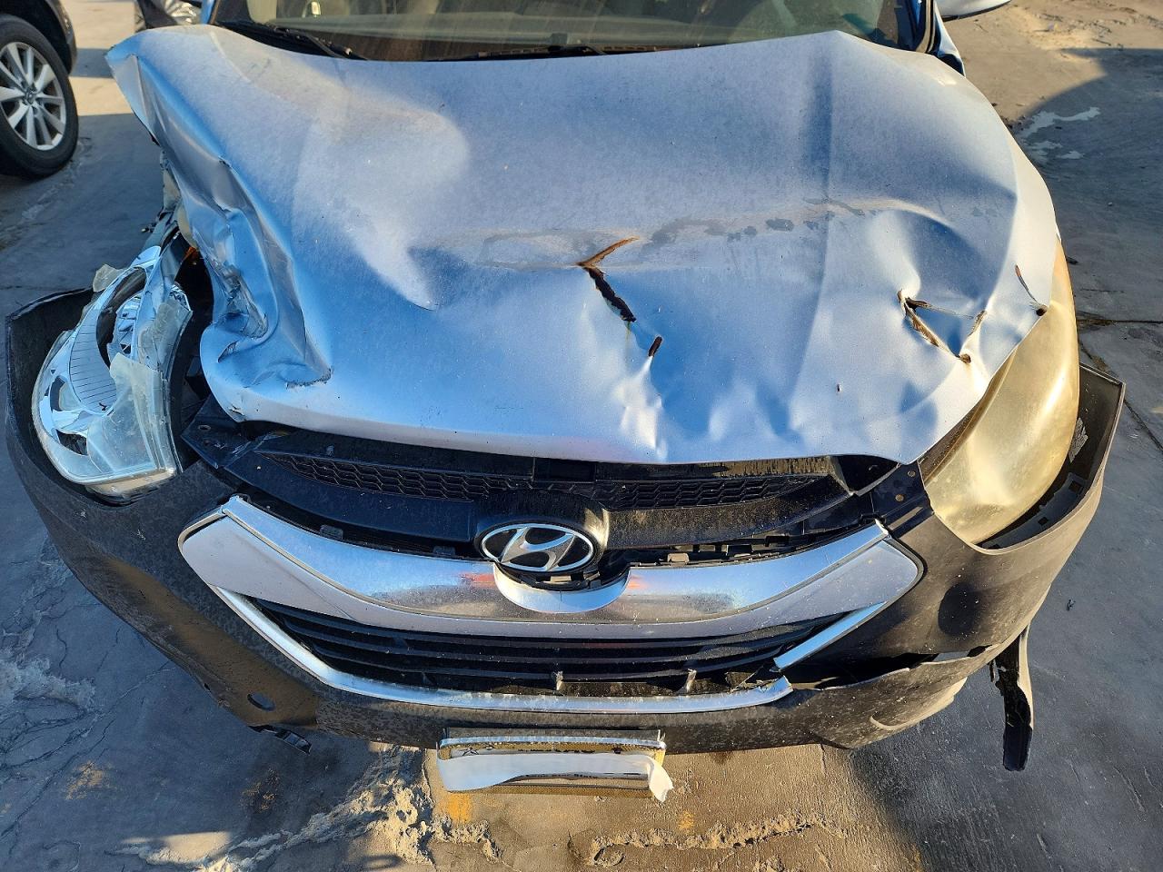 2011 Hyundai Tucson Limited Blue vin: KM8JU3AC4BU138151