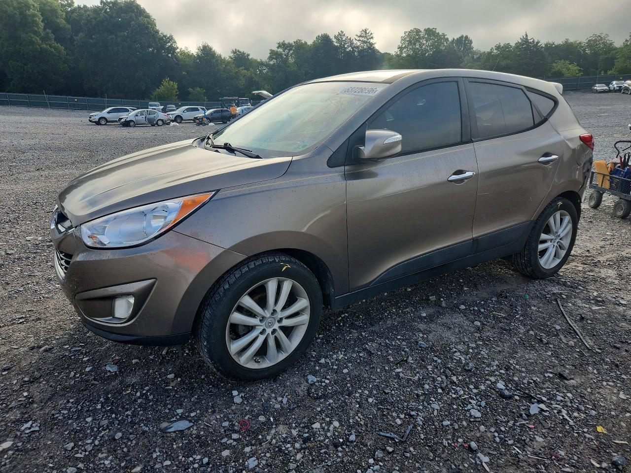 2011 Hyundai Tucson Limited Tan vin: KM8JU3AC4BU153765