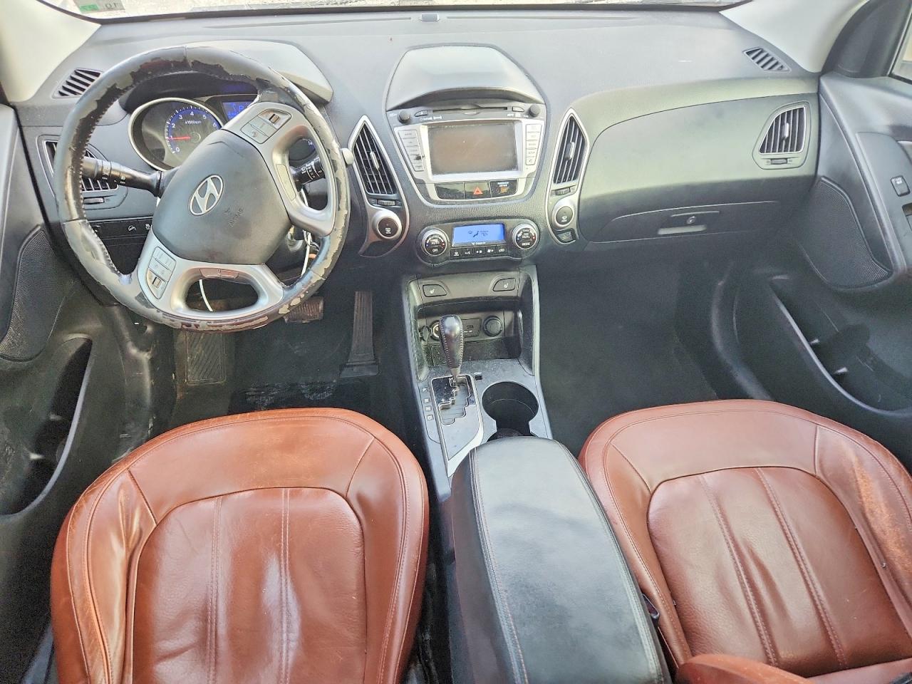 2011 Hyundai Tucson Limited Желто-коричневый vin: KM8JU3AC4BU153765