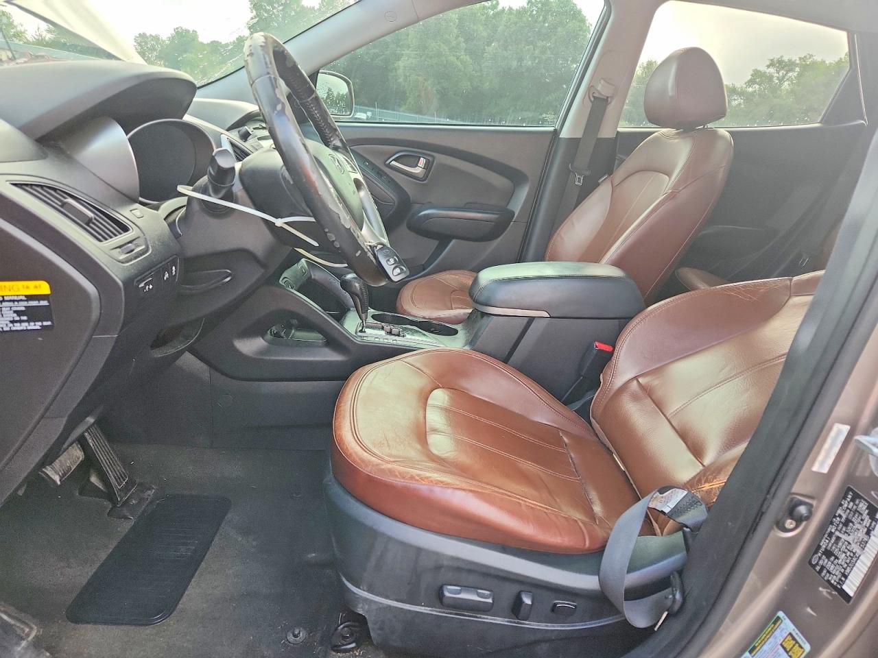 2011 Hyundai Tucson Limited Желто-коричневый vin: KM8JU3AC4BU153765