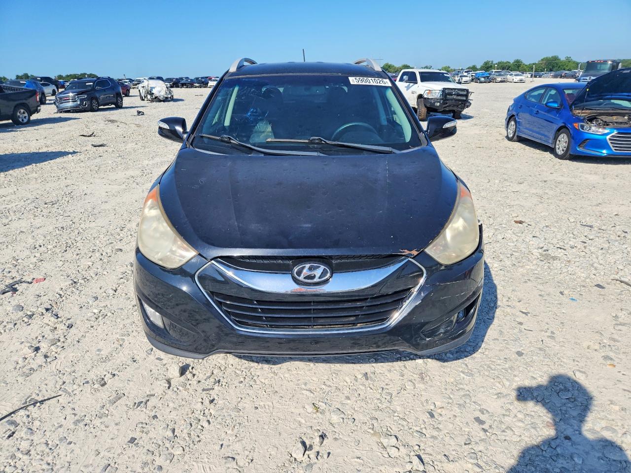 2011 Hyundai Tucson Limited Black vin: KM8JU3AC4BU169125