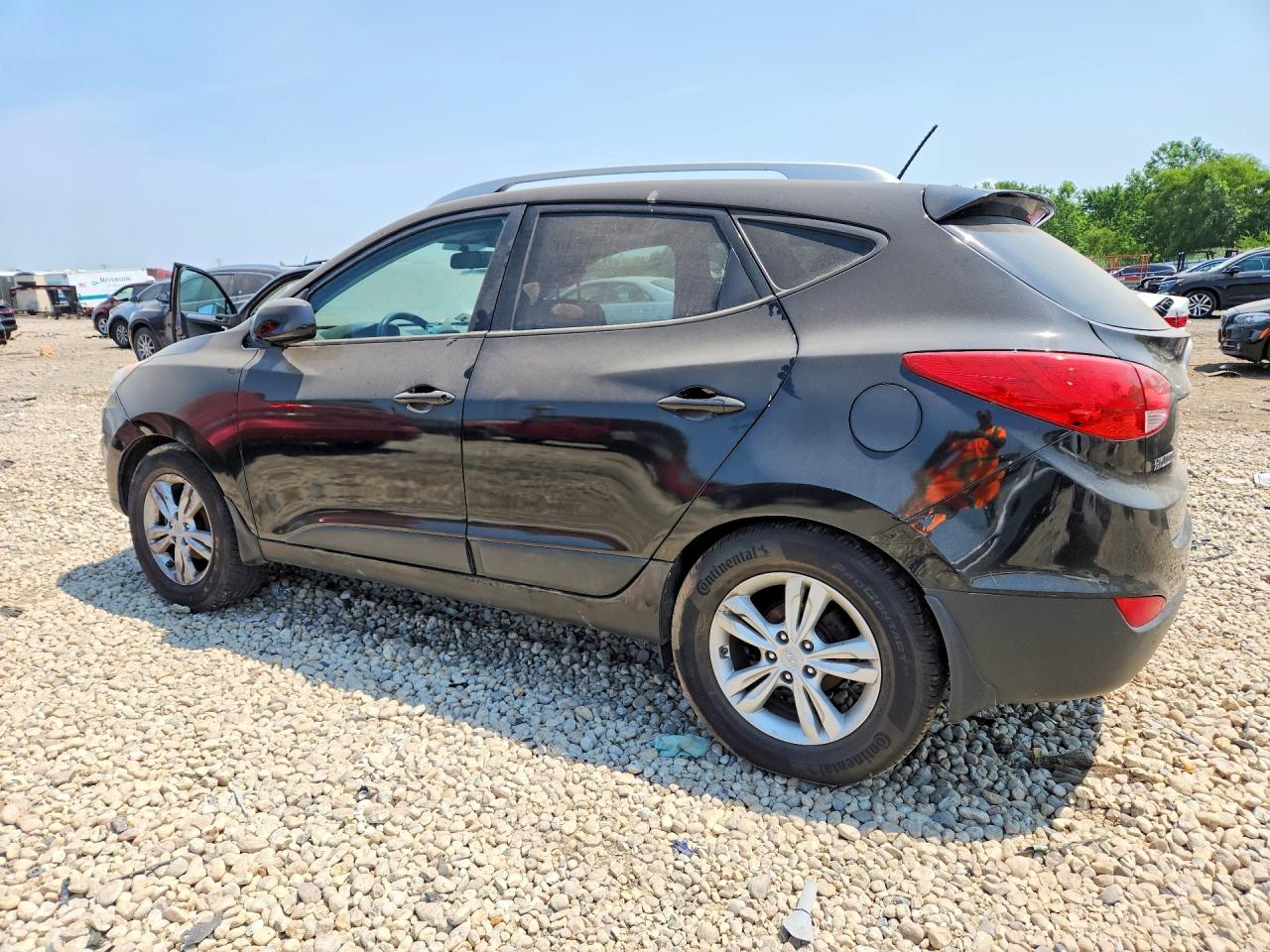 2011 Hyundai Tucson Gls Black vin: KM8JU3AC4BU170369