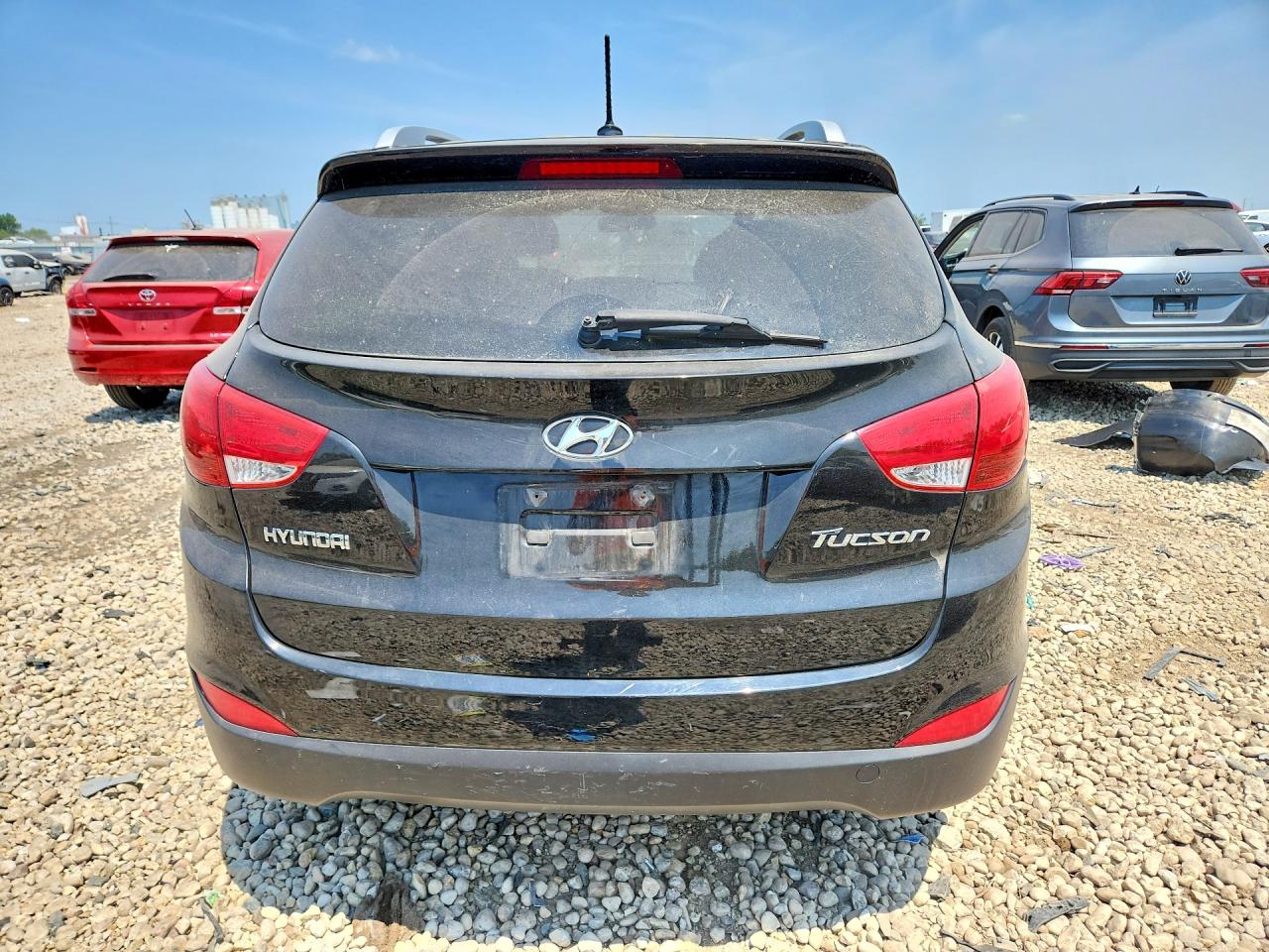 2011 Hyundai Tucson Gls Black vin: KM8JU3AC4BU170369