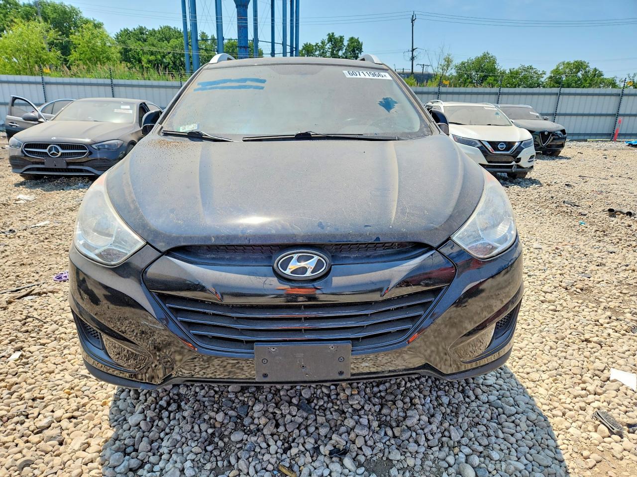 2011 Hyundai Tucson Gls Black vin: KM8JU3AC4BU170369
