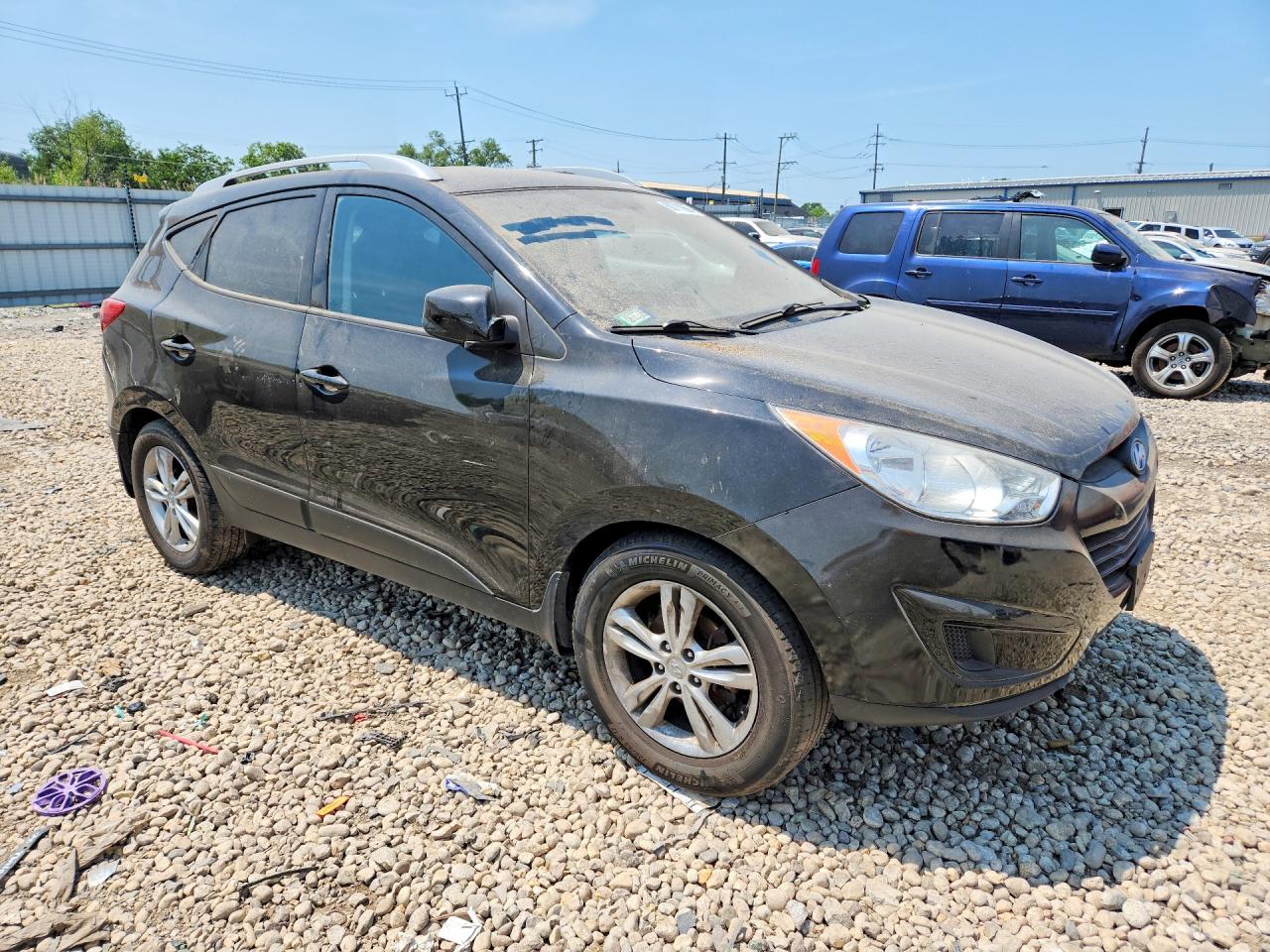 2011 Hyundai Tucson Gls Black vin: KM8JU3AC4BU170369