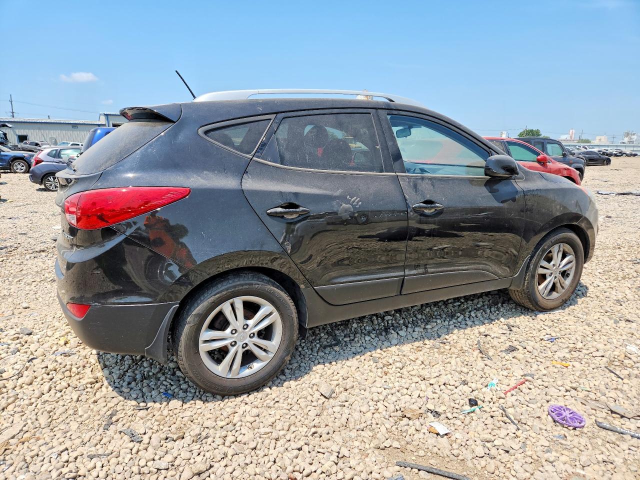 2011 Hyundai Tucson Gls Black vin: KM8JU3AC4BU170369