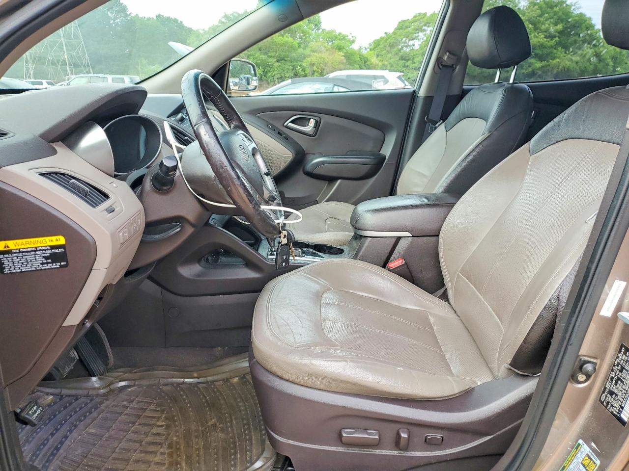 2011 Hyundai Tucson Limited Коричневый vin: KM8JU3AC4BU197992