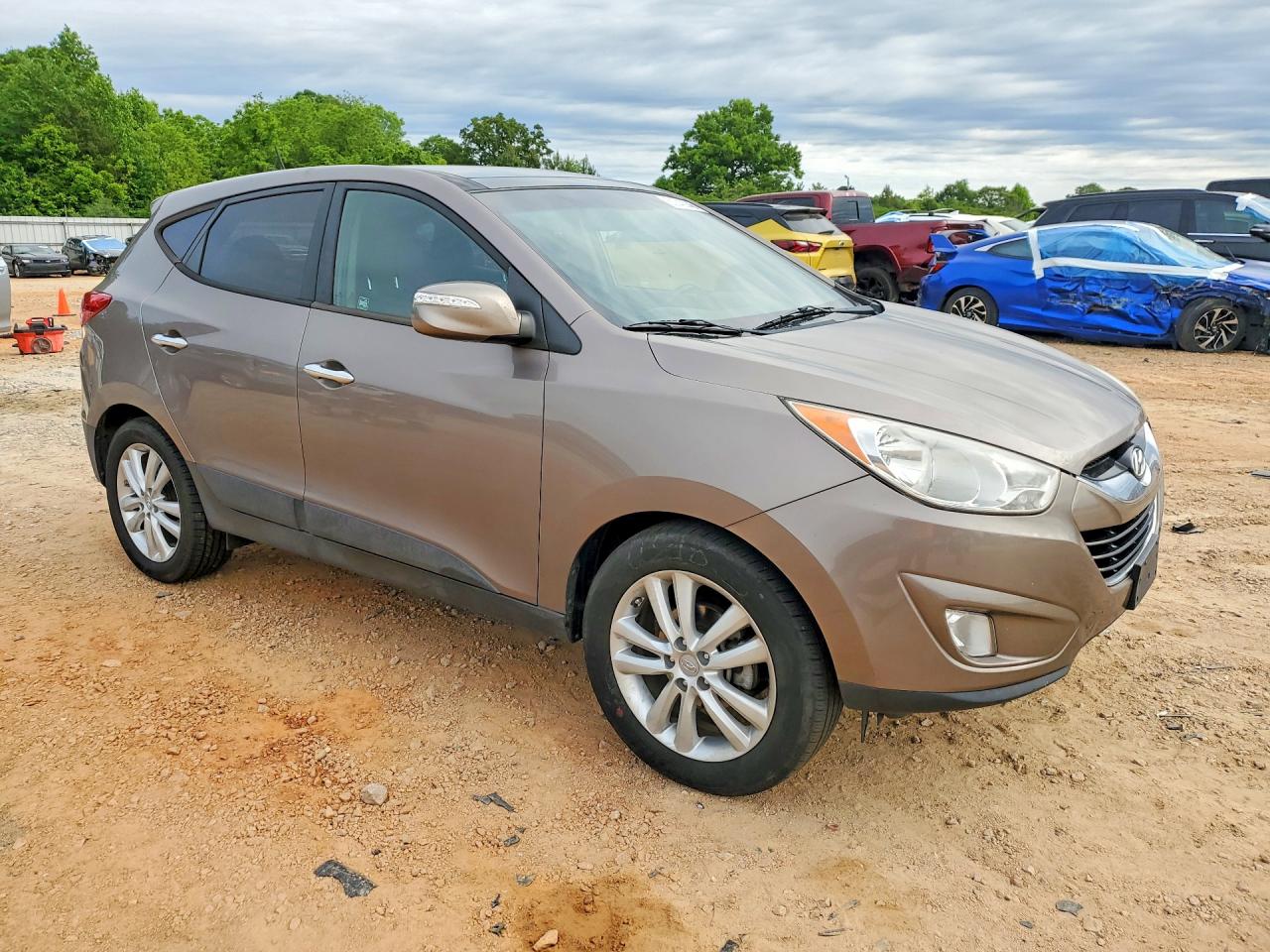 2011 Hyundai Tucson Limited Коричневый vin: KM8JU3AC4BU197992