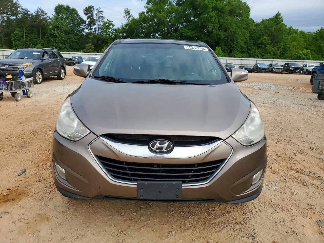 2011 Hyundai Tucson Limited Коричневый vin: KM8JU3AC4BU197992