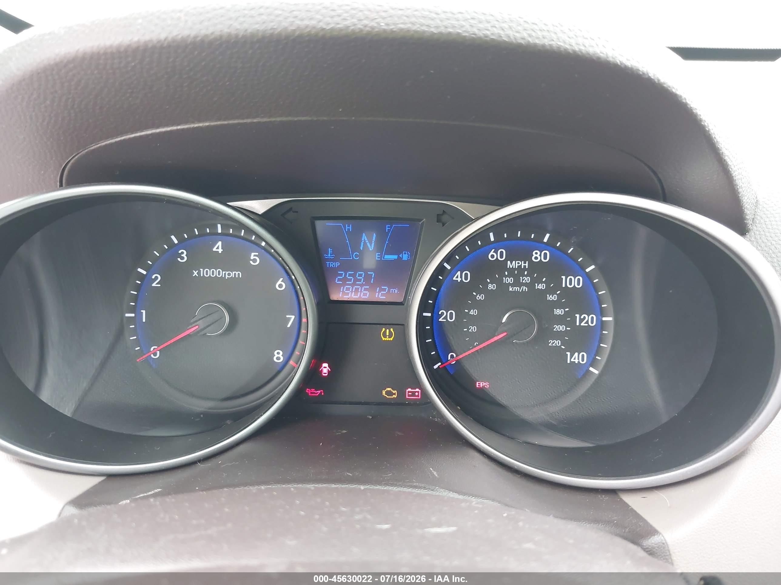 2011 Hyundai Tucson Limited Золотой vin: KM8JU3AC4BU221742