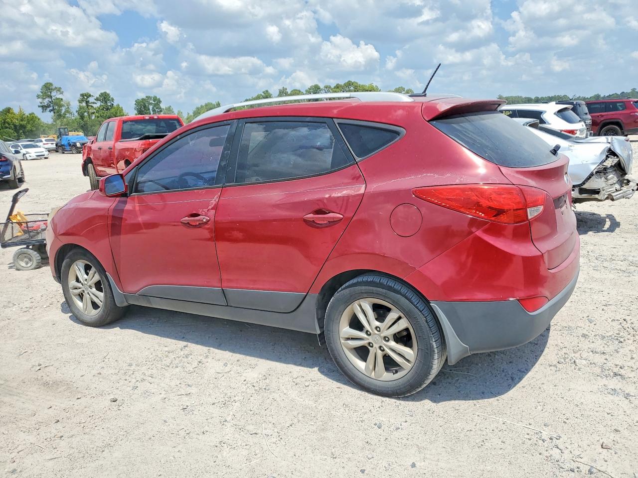 2011 Hyundai Tucson Gls Red vin: KM8JU3AC4BU229176