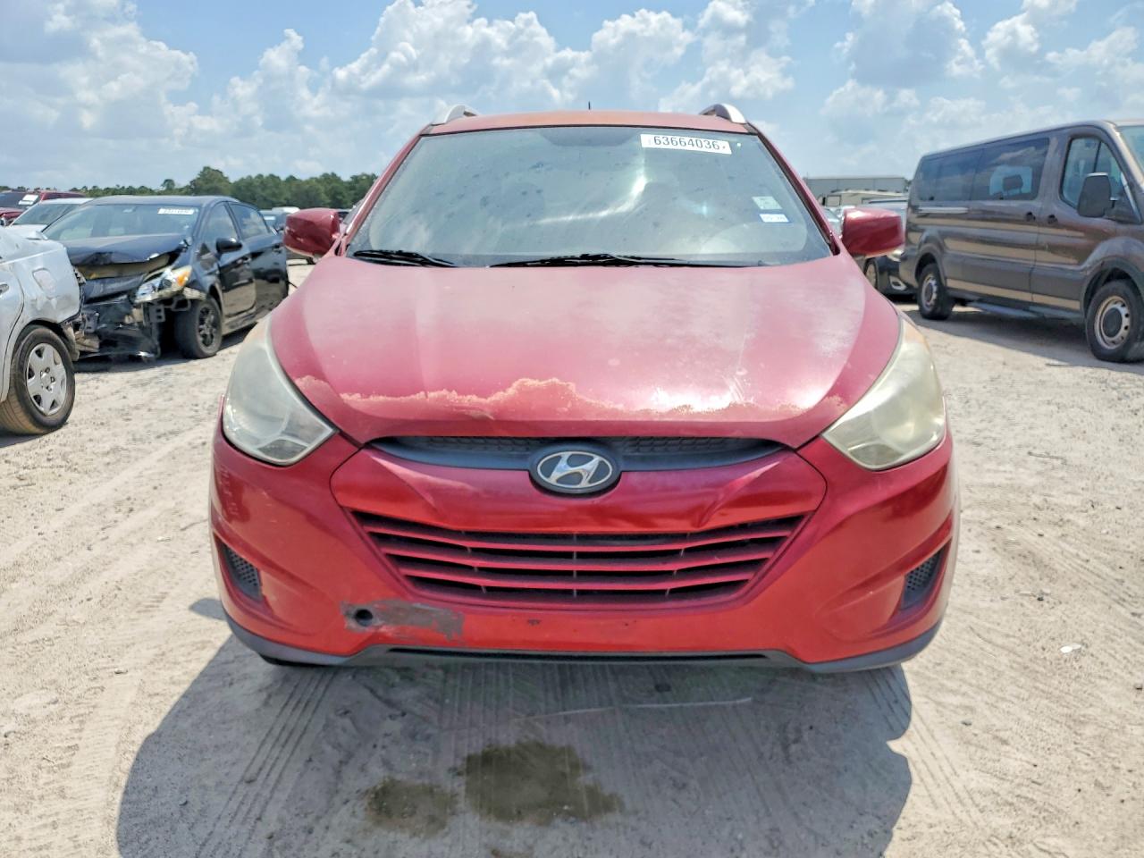 2011 Hyundai Tucson Gls Red vin: KM8JU3AC4BU229176