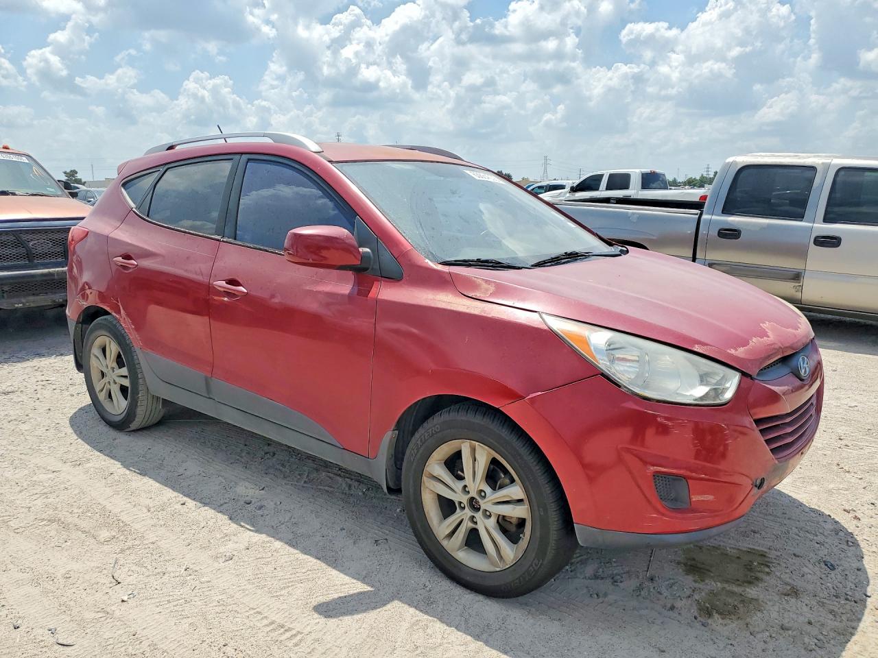 2011 Hyundai Tucson Gls Red vin: KM8JU3AC4BU229176
