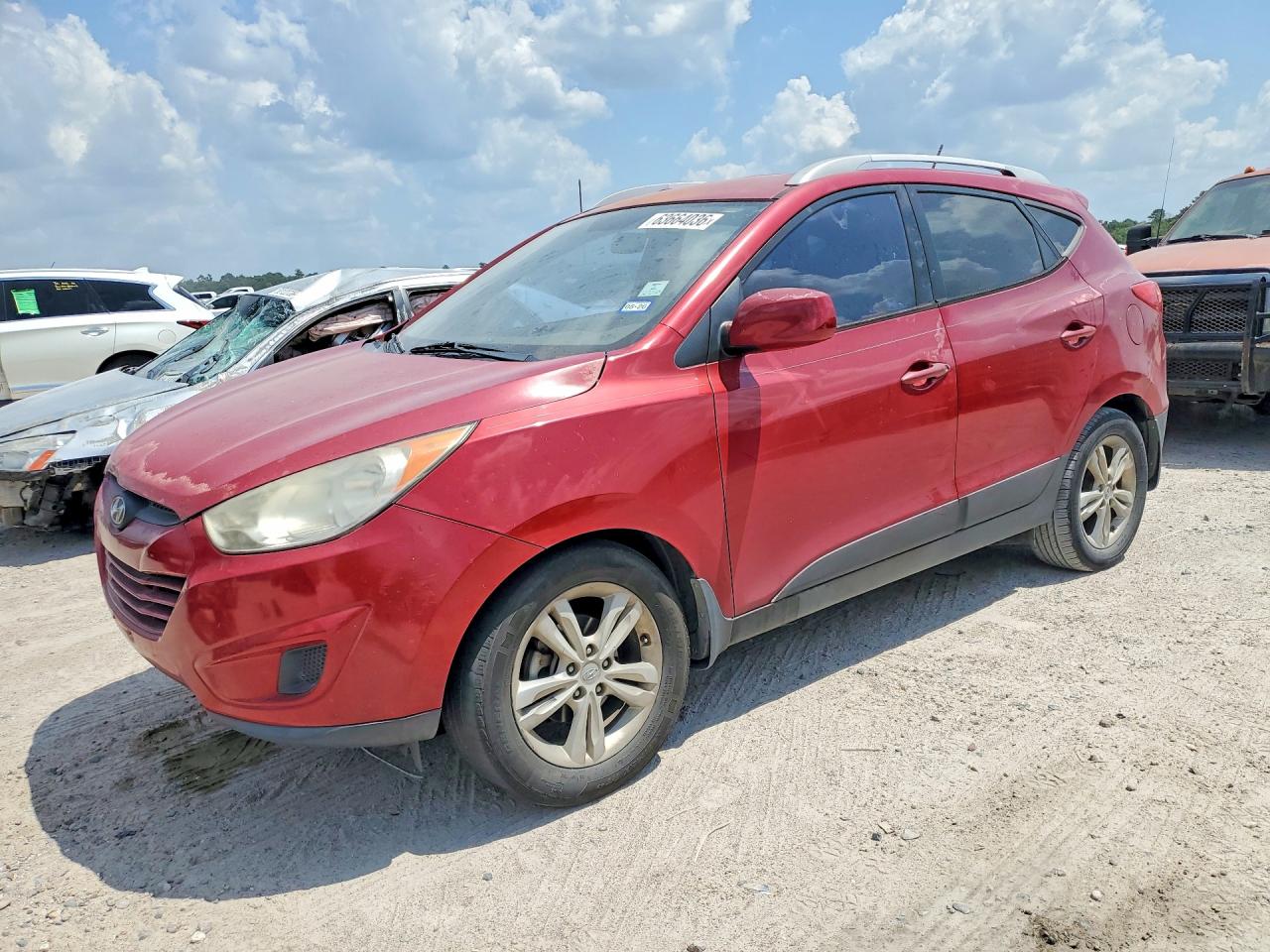 2011 Hyundai Tucson Gls Red vin: KM8JU3AC4BU229176