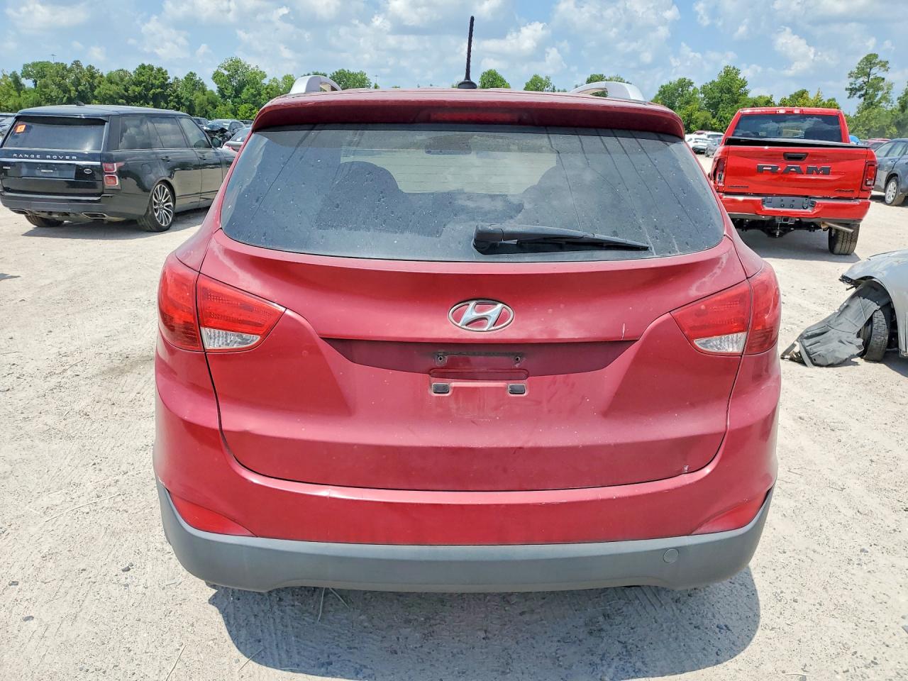 2011 Hyundai Tucson Gls Red vin: KM8JU3AC4BU229176