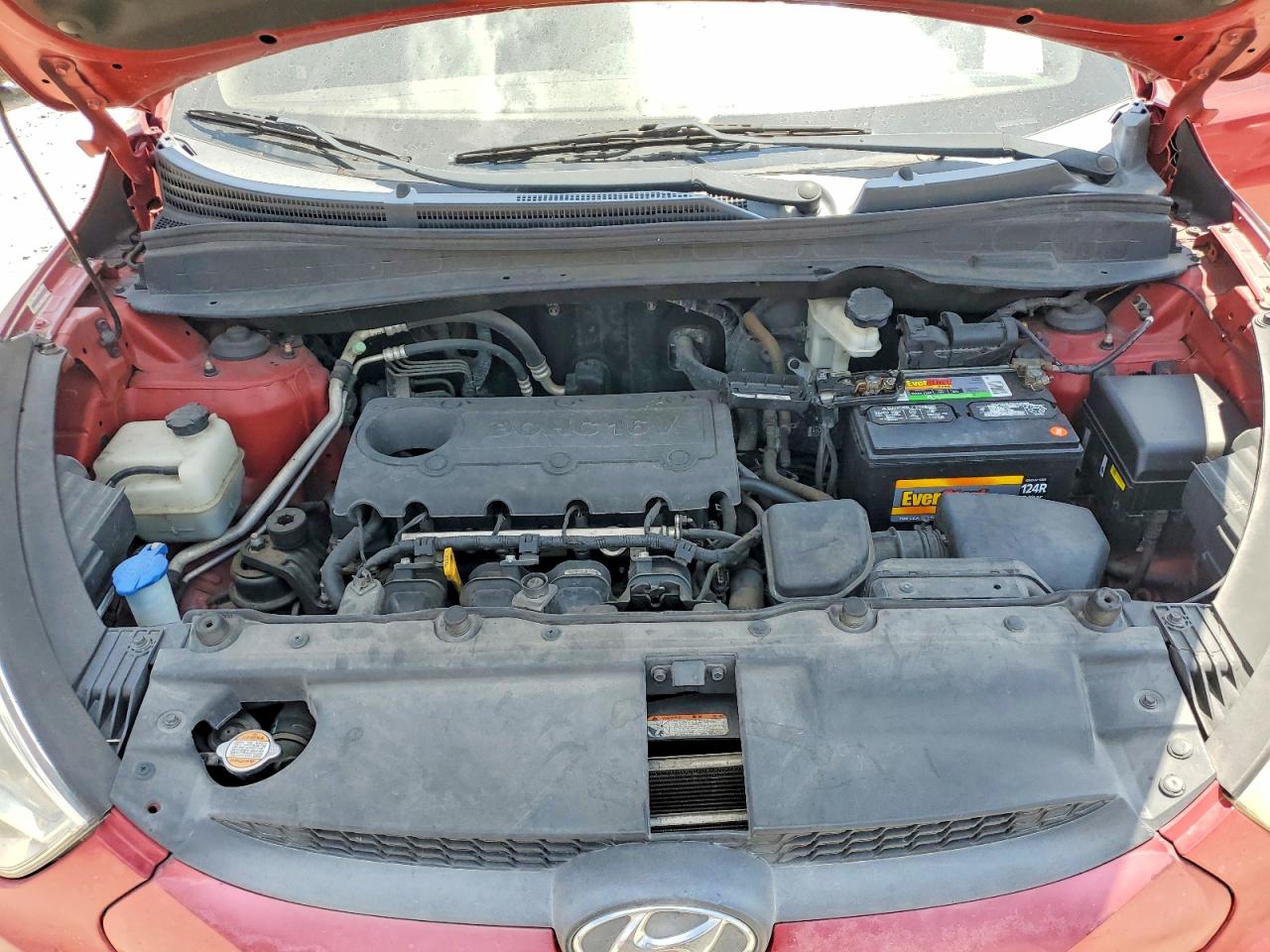 2011 Hyundai Tucson Gls Red vin: KM8JU3AC4BU229176