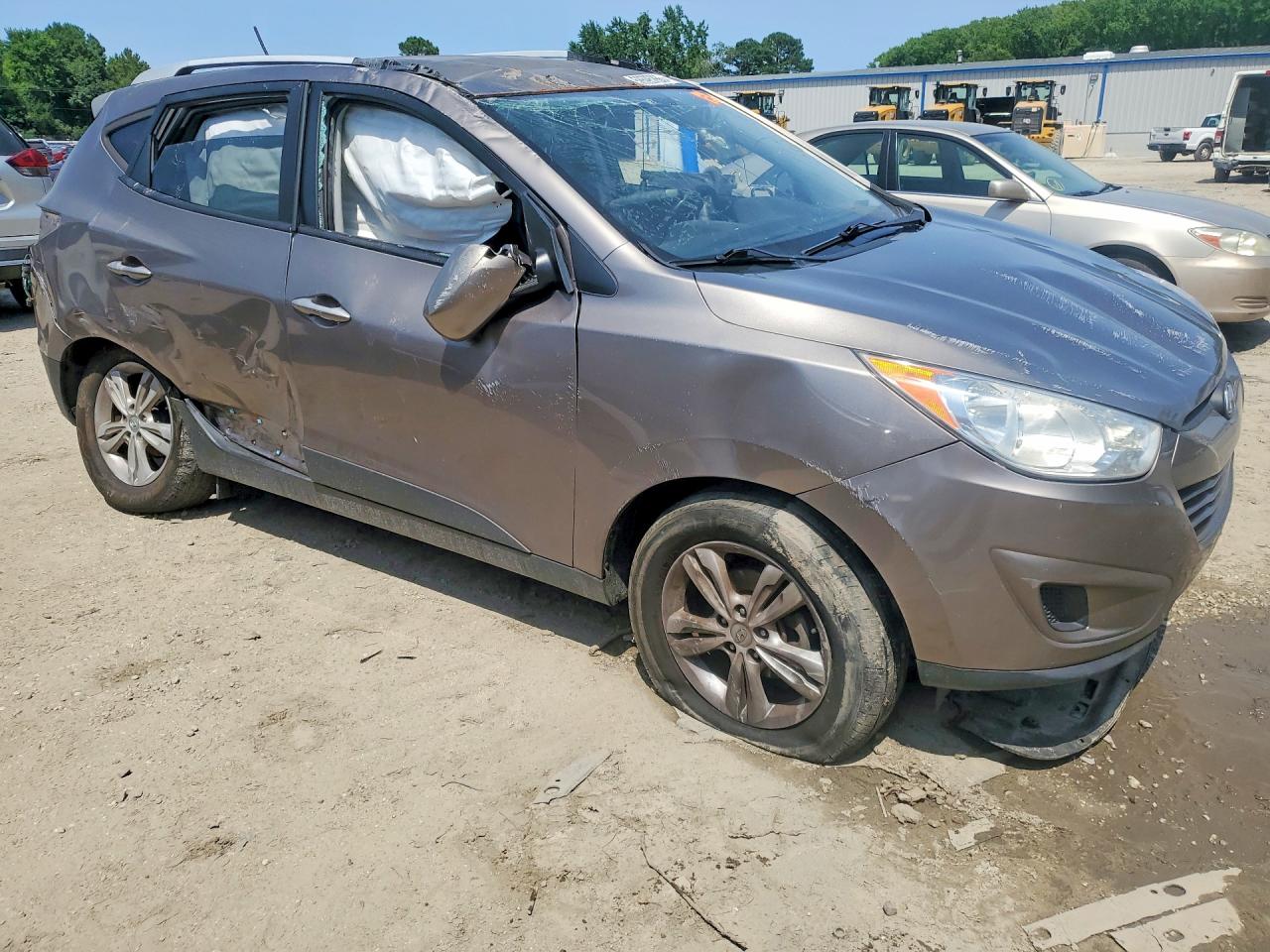 2011 Hyundai Tucson Gls Gray vin: KM8JU3AC4BU244115