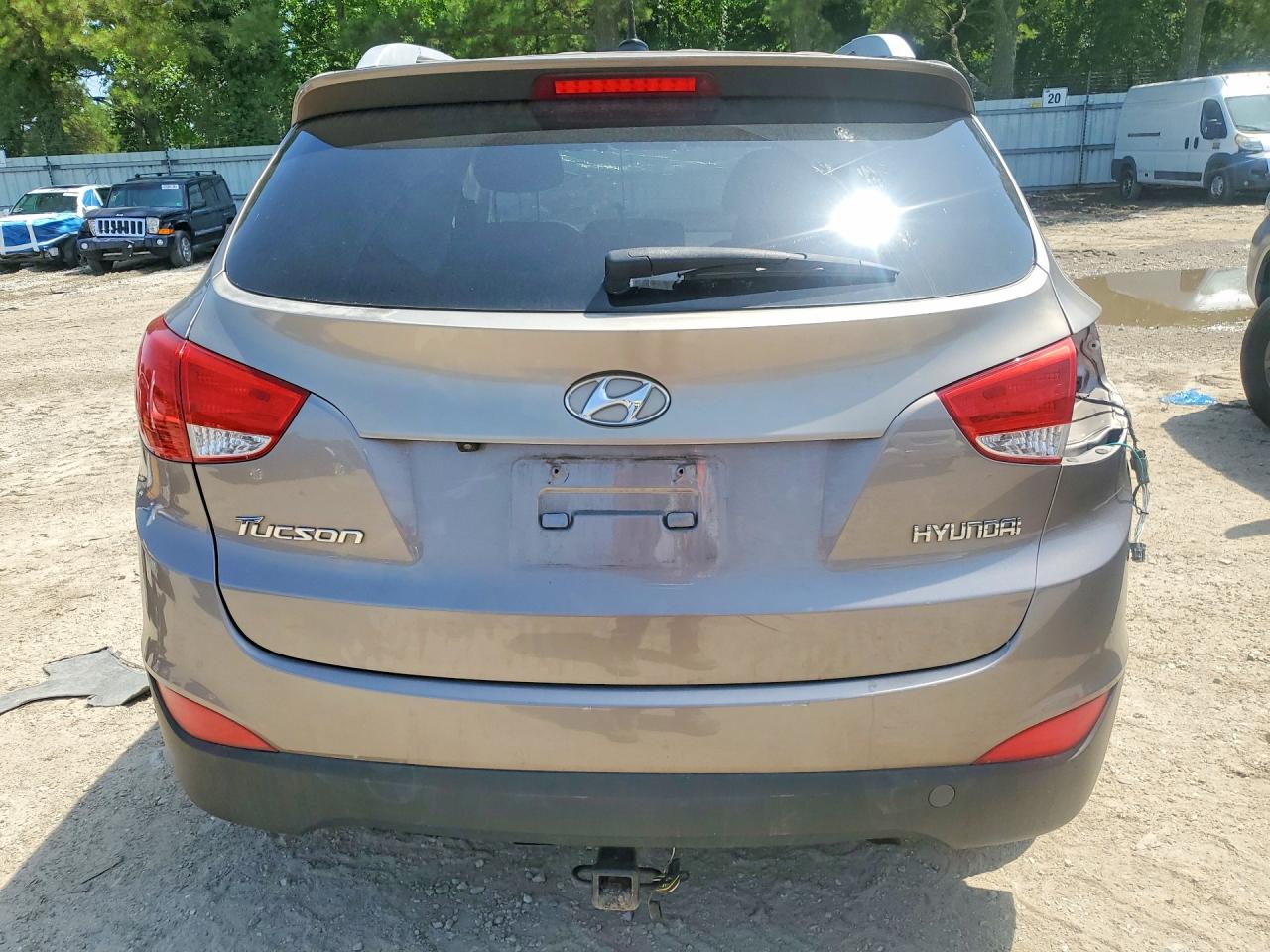 2011 Hyundai Tucson Gls Gray vin: KM8JU3AC4BU244115