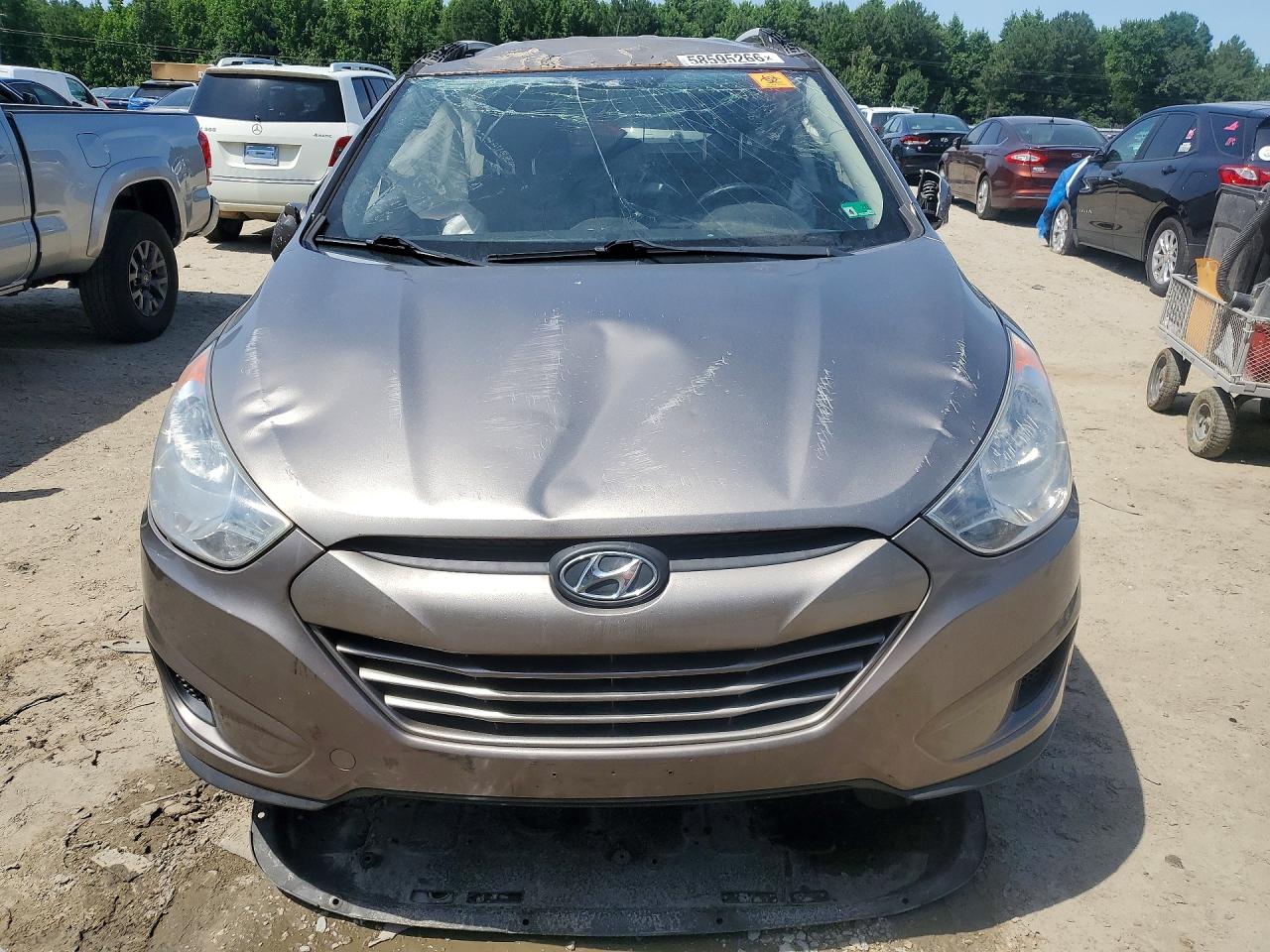 2011 Hyundai Tucson Gls Gray vin: KM8JU3AC4BU244115
