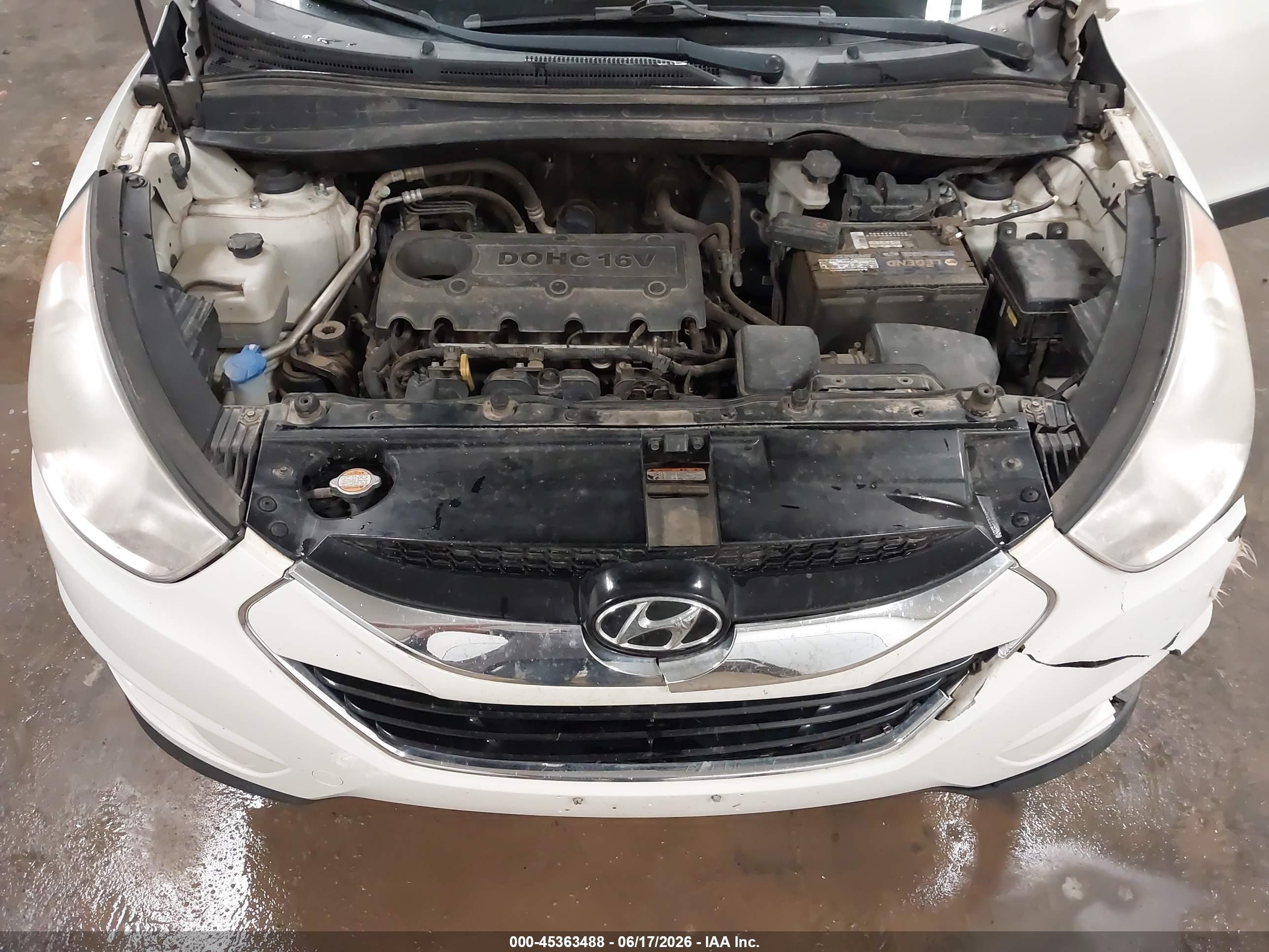 2011 Hyundai Tucson Limited White vin: KM8JU3AC4BU275350