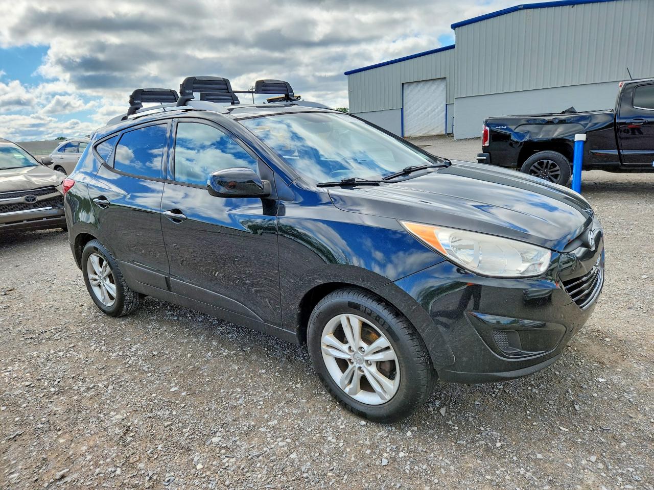 2011 Hyundai Tucson Gls Black vin: KM8JU3AC4BU285781