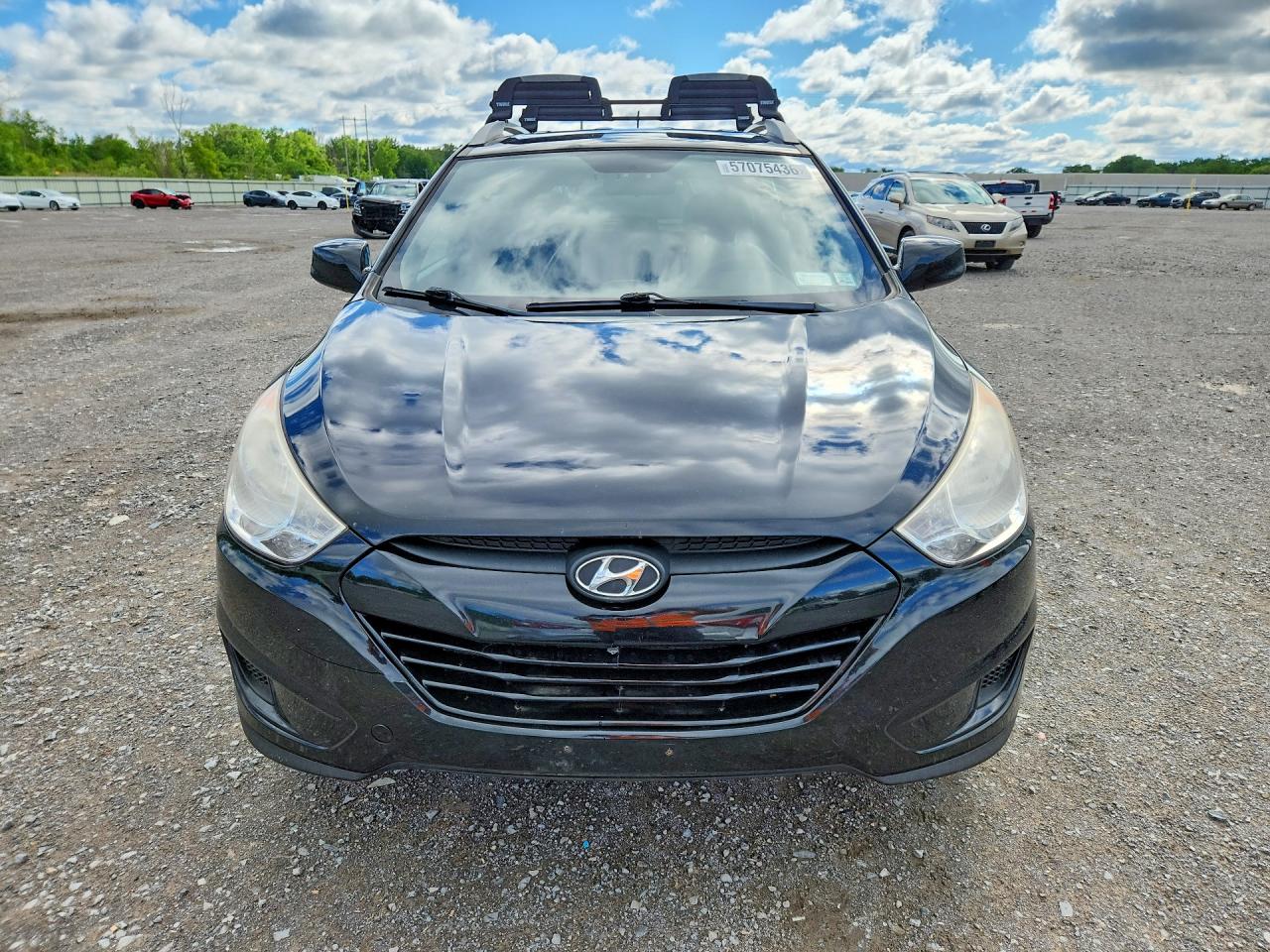 2011 Hyundai Tucson Gls Black vin: KM8JU3AC4BU285781