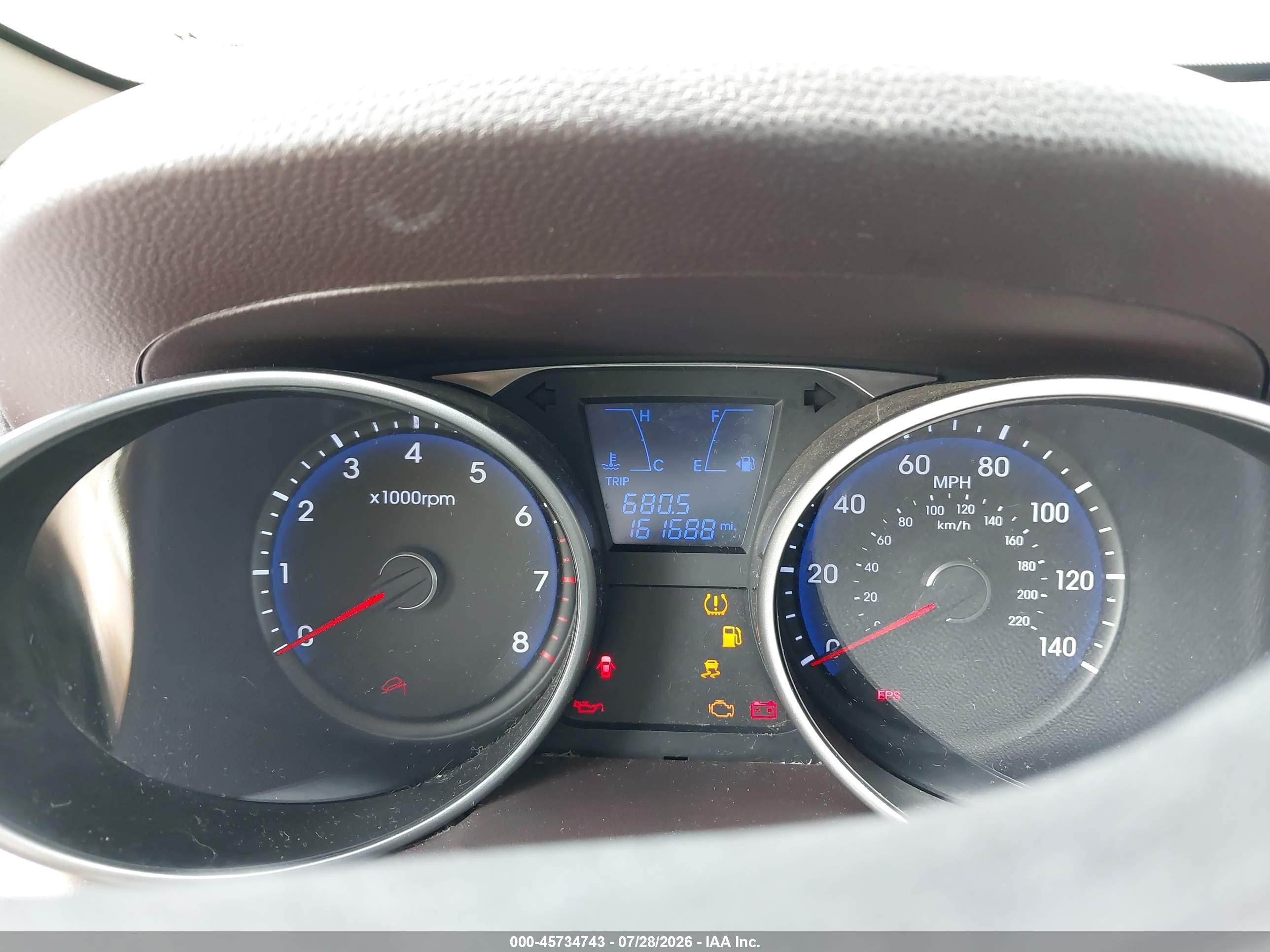 2011 Hyundai Tucson Gls Black vin: KM8JU3AC4BU291368