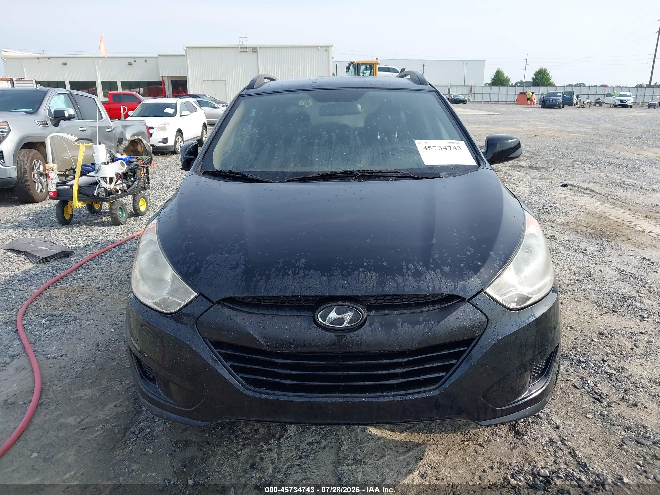 2011 Hyundai Tucson Gls Black vin: KM8JU3AC4BU291368
