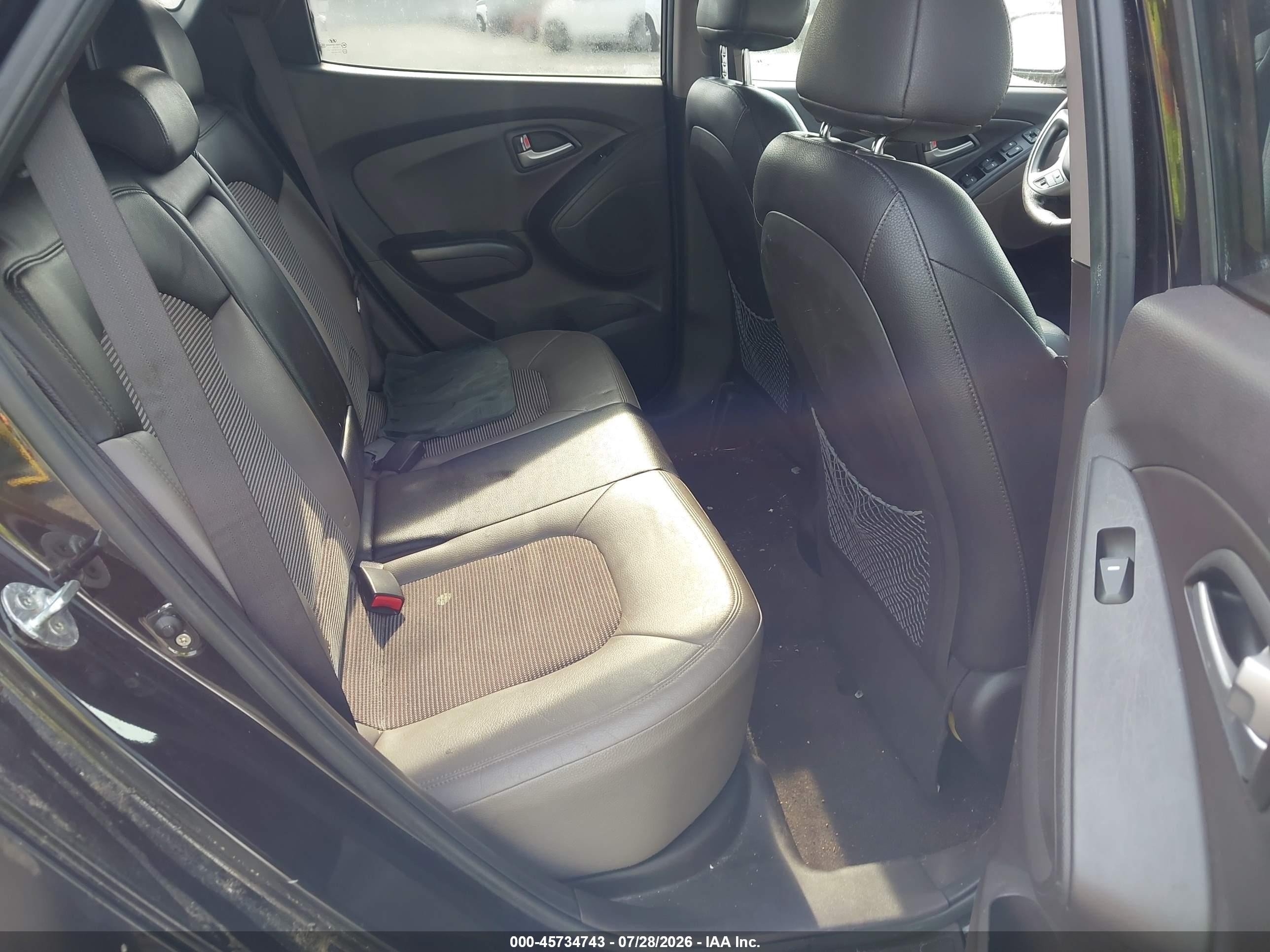 2011 Hyundai Tucson Gls Black vin: KM8JU3AC4BU291368