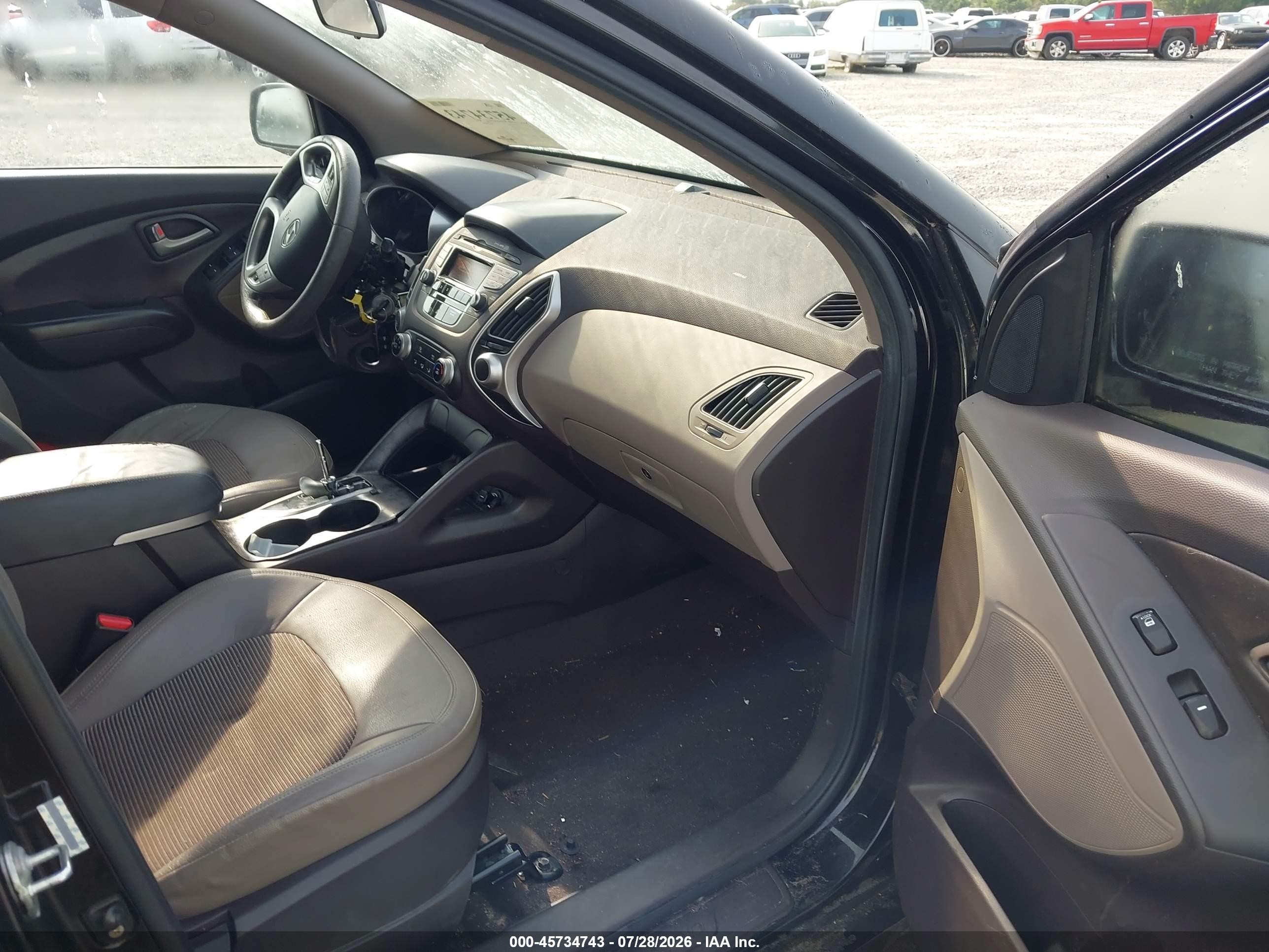 2011 Hyundai Tucson Gls Black vin: KM8JU3AC4BU291368