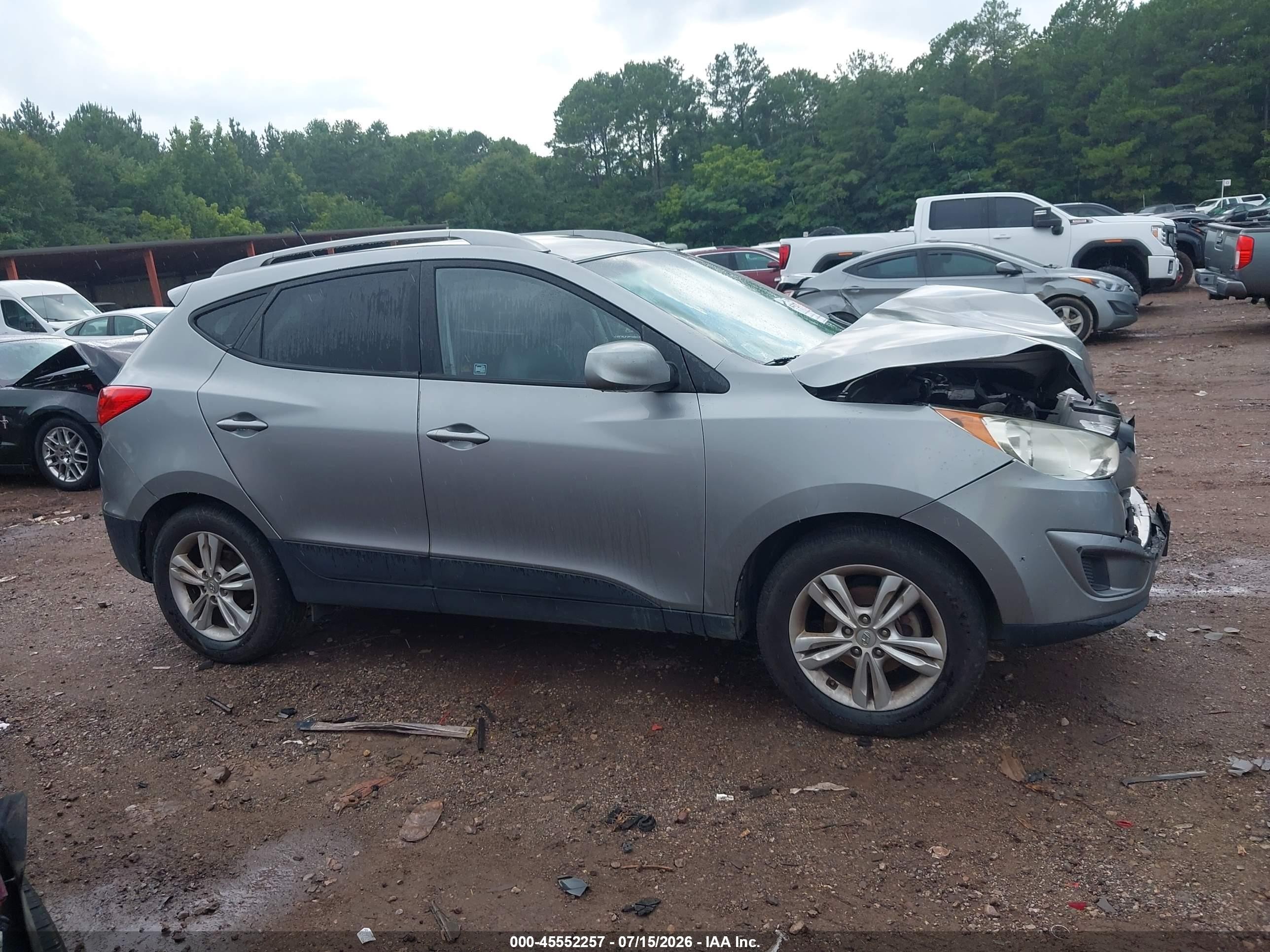 2011 Hyundai Tucson Gls Gray vin: KM8JU3AC4BU300344