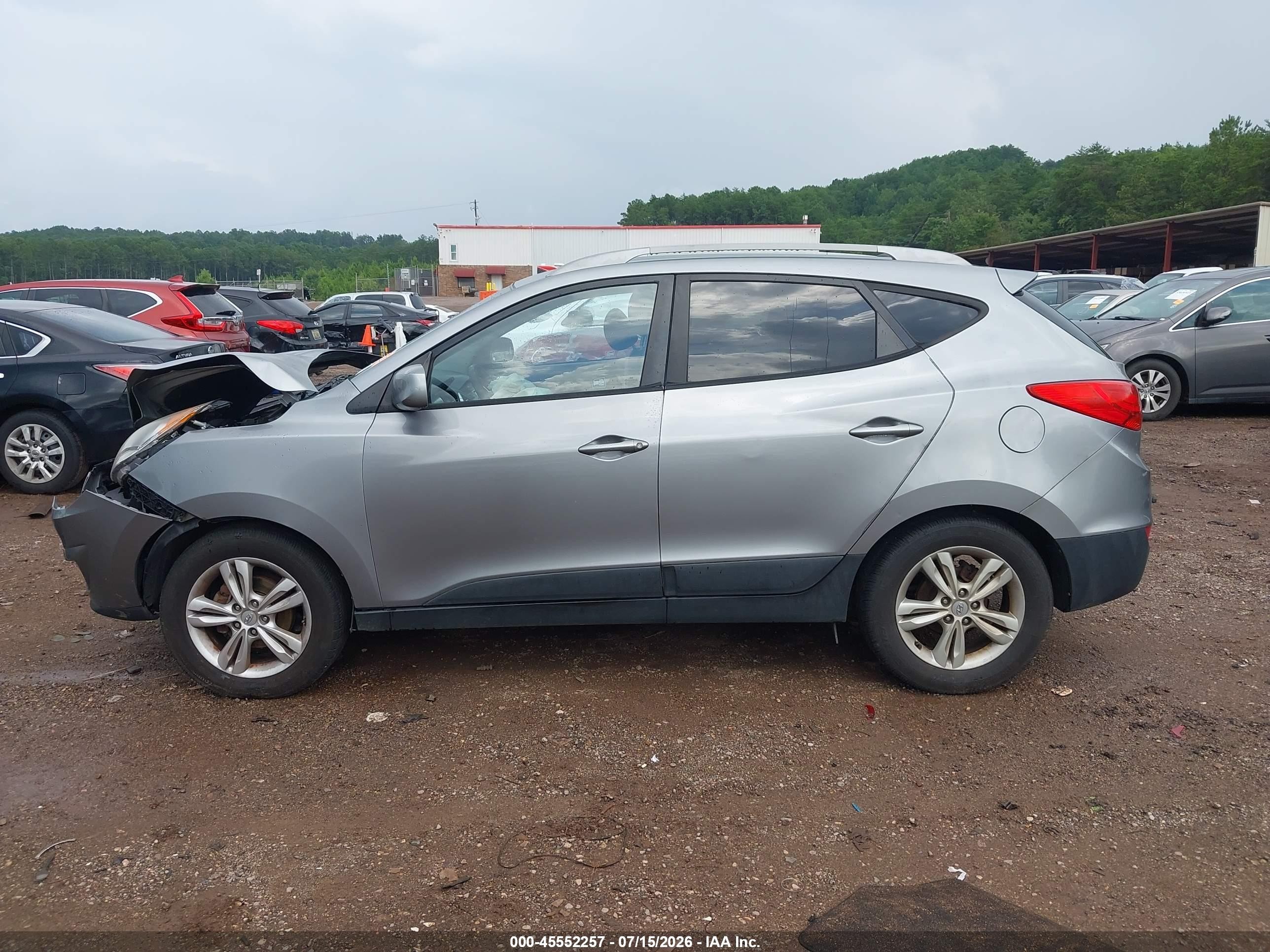 2011 Hyundai Tucson Gls Gray vin: KM8JU3AC4BU300344