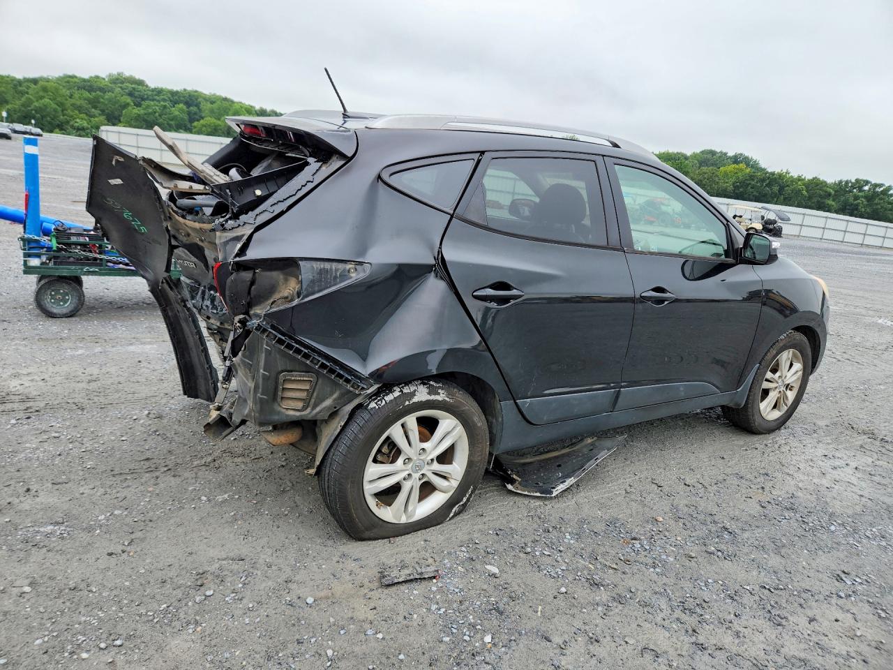2012 Hyundai Tucson Gls Black vin: KM8JU3AC4CU324175