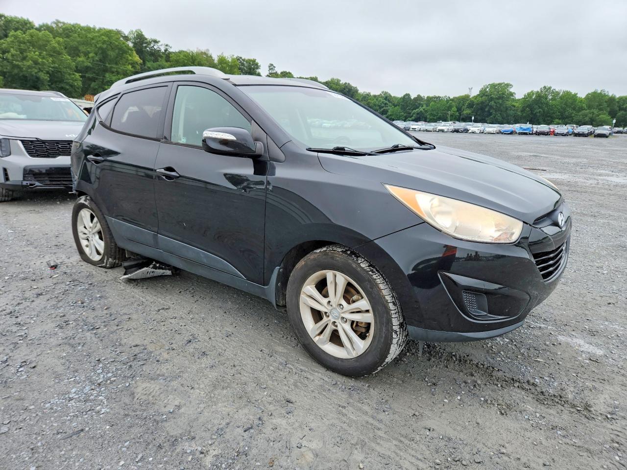 2012 Hyundai Tucson Gls Black vin: KM8JU3AC4CU324175